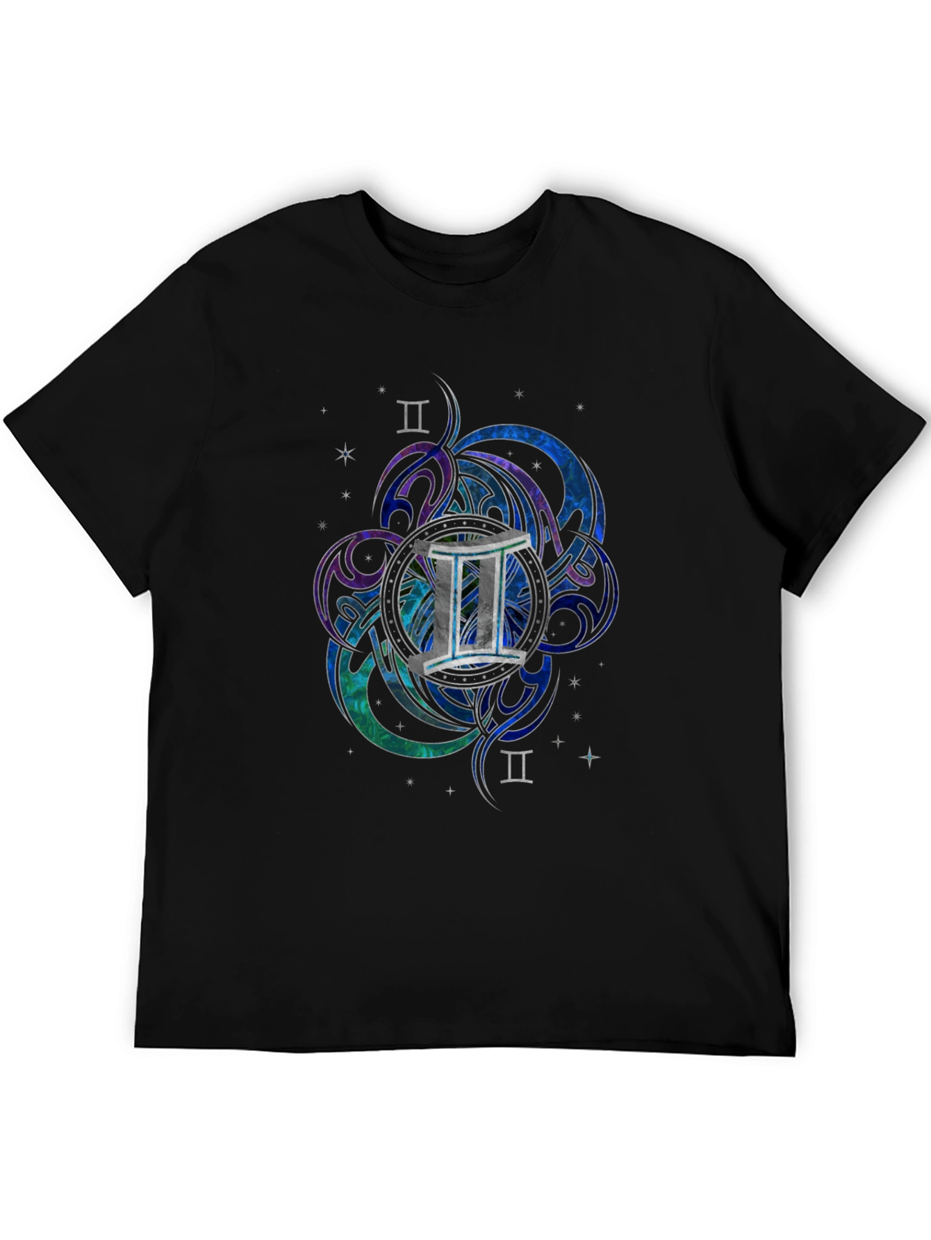 Gemini Zodiac T-Shirt - Celestial Astrology Tee