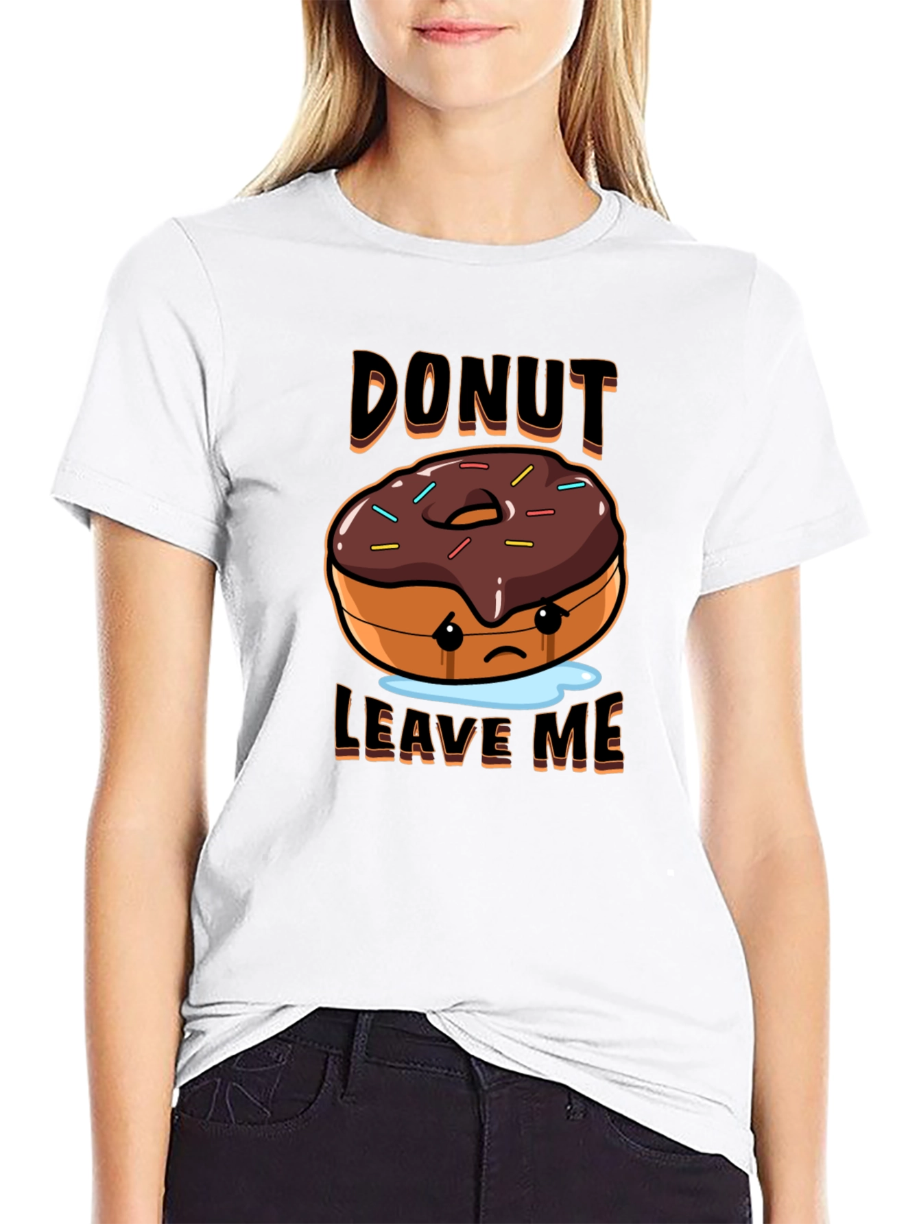Donut Leave Me Graphic T-Shirt