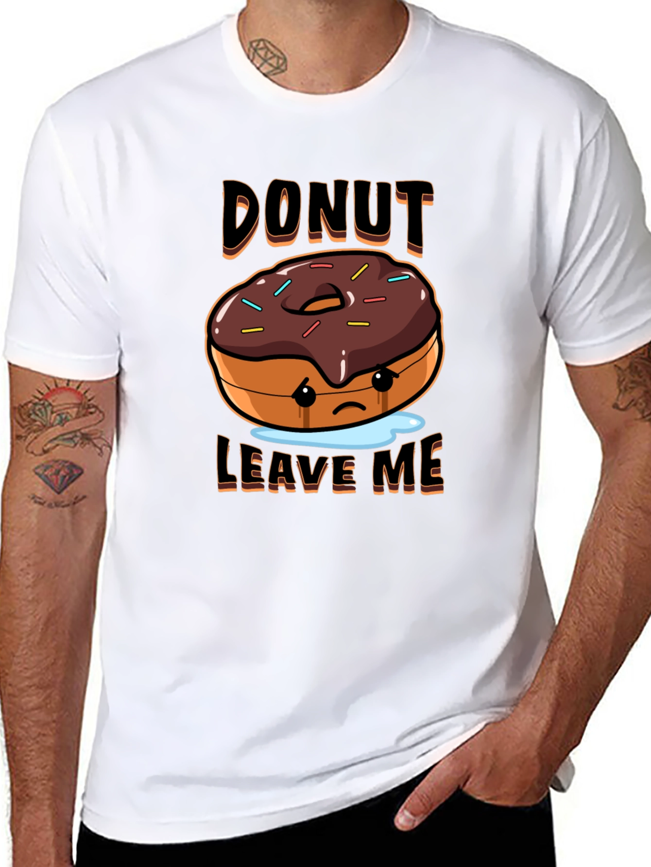 Donut Leave Me Graphic T-Shirt