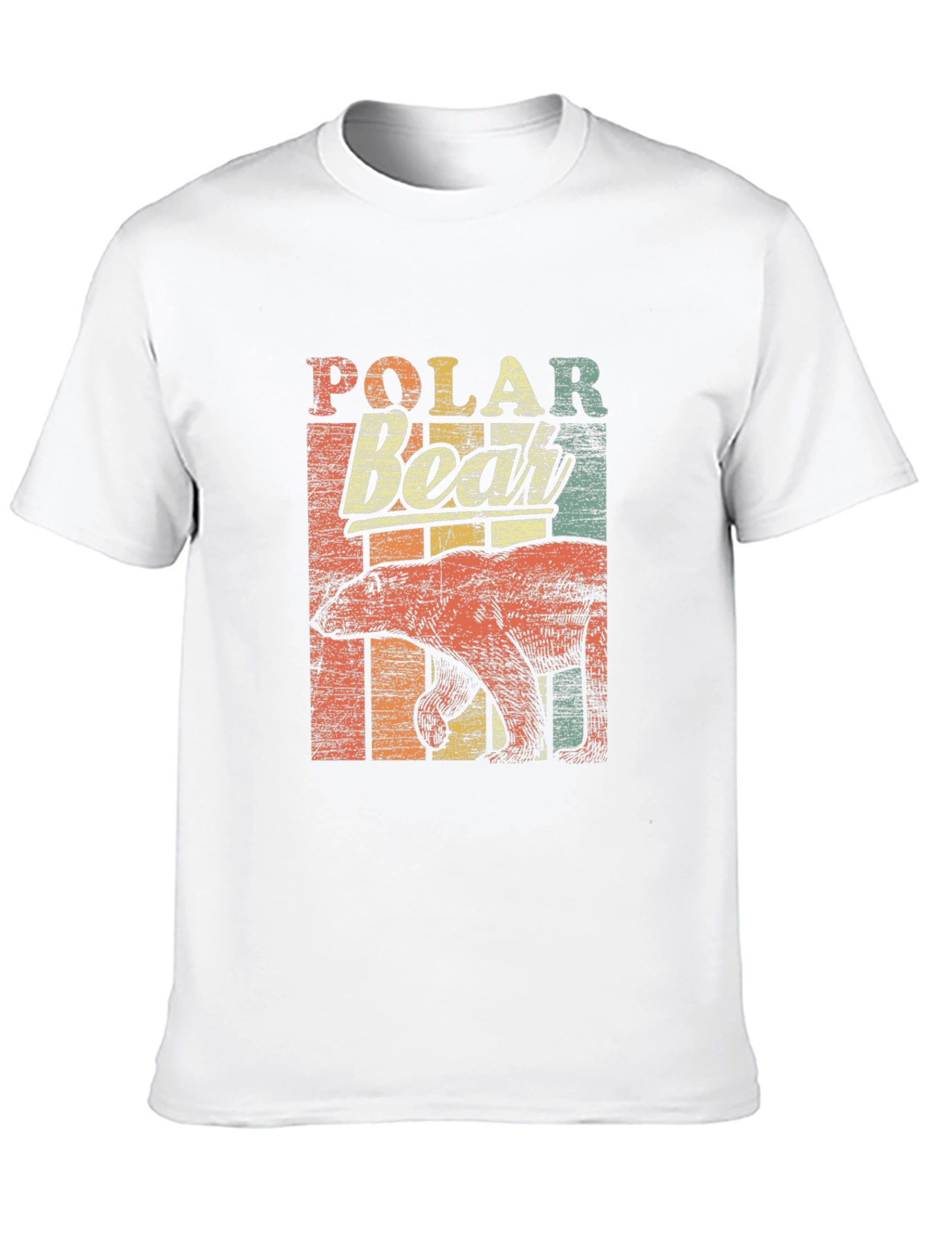 Retro Polar Bear Graphic Tee