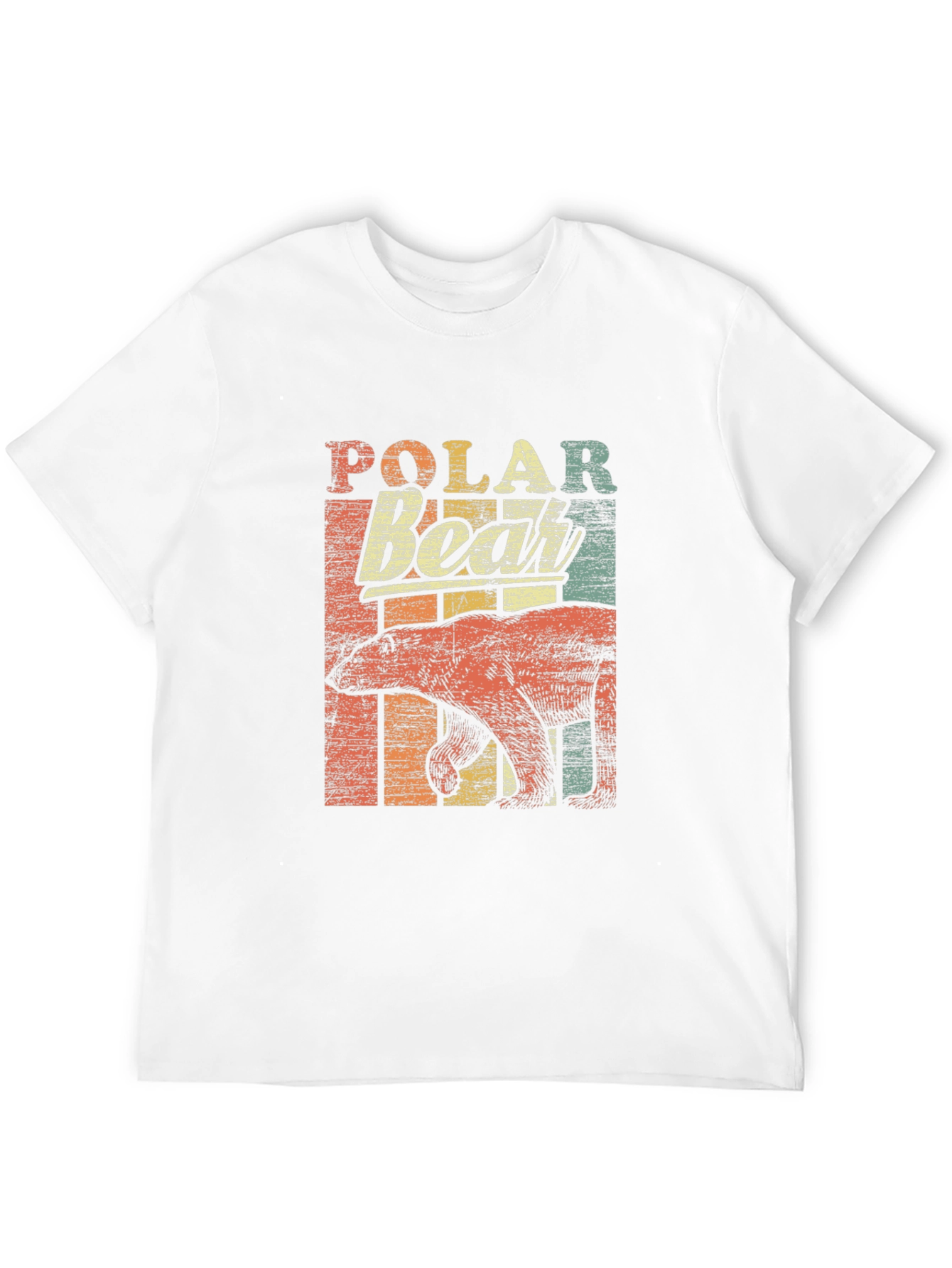 Retro Polar Bear Graphic Tee
