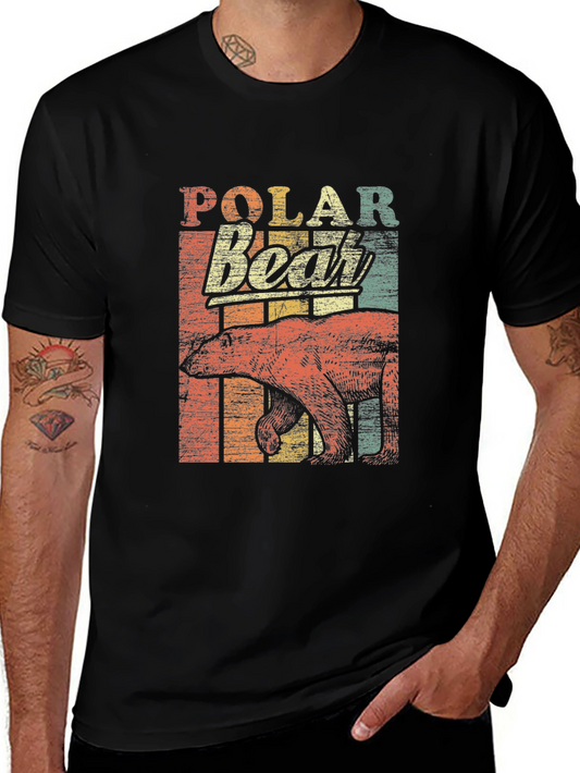 Retro Polar Bear Graphic Tee