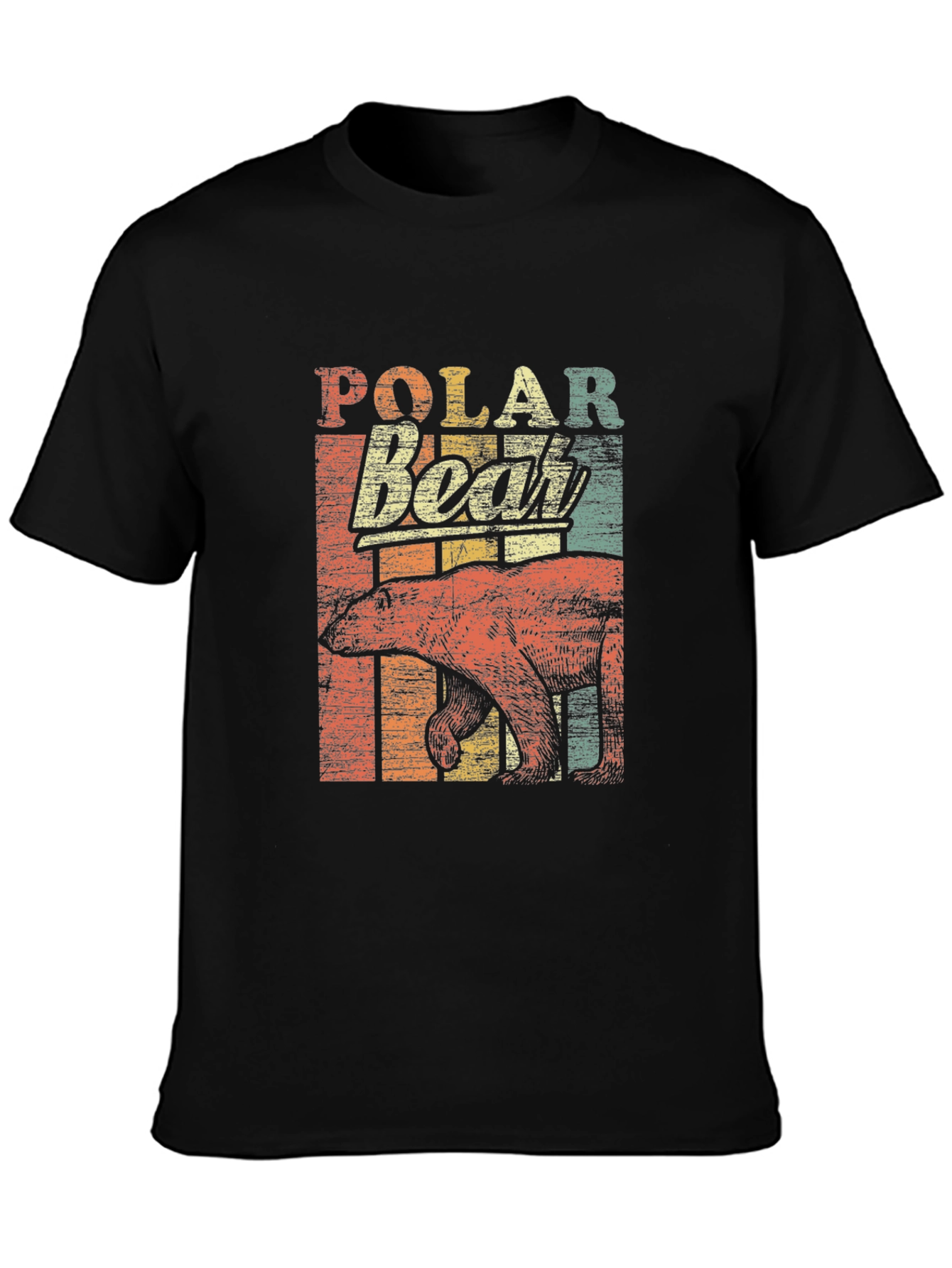 Retro Polar Bear Graphic Tee