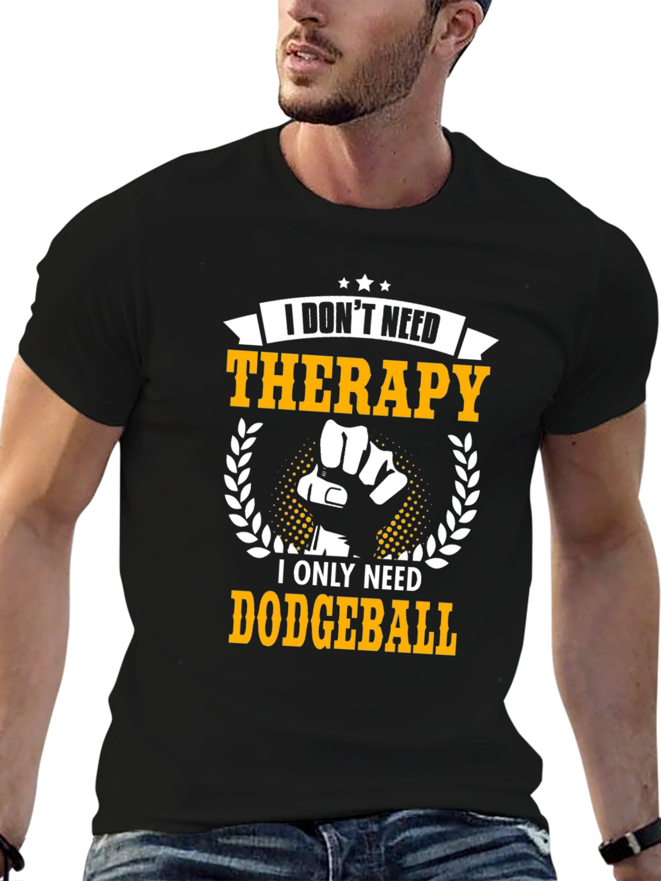 Dodgeball Therapy T-Shirt - Funny Sport Tee
