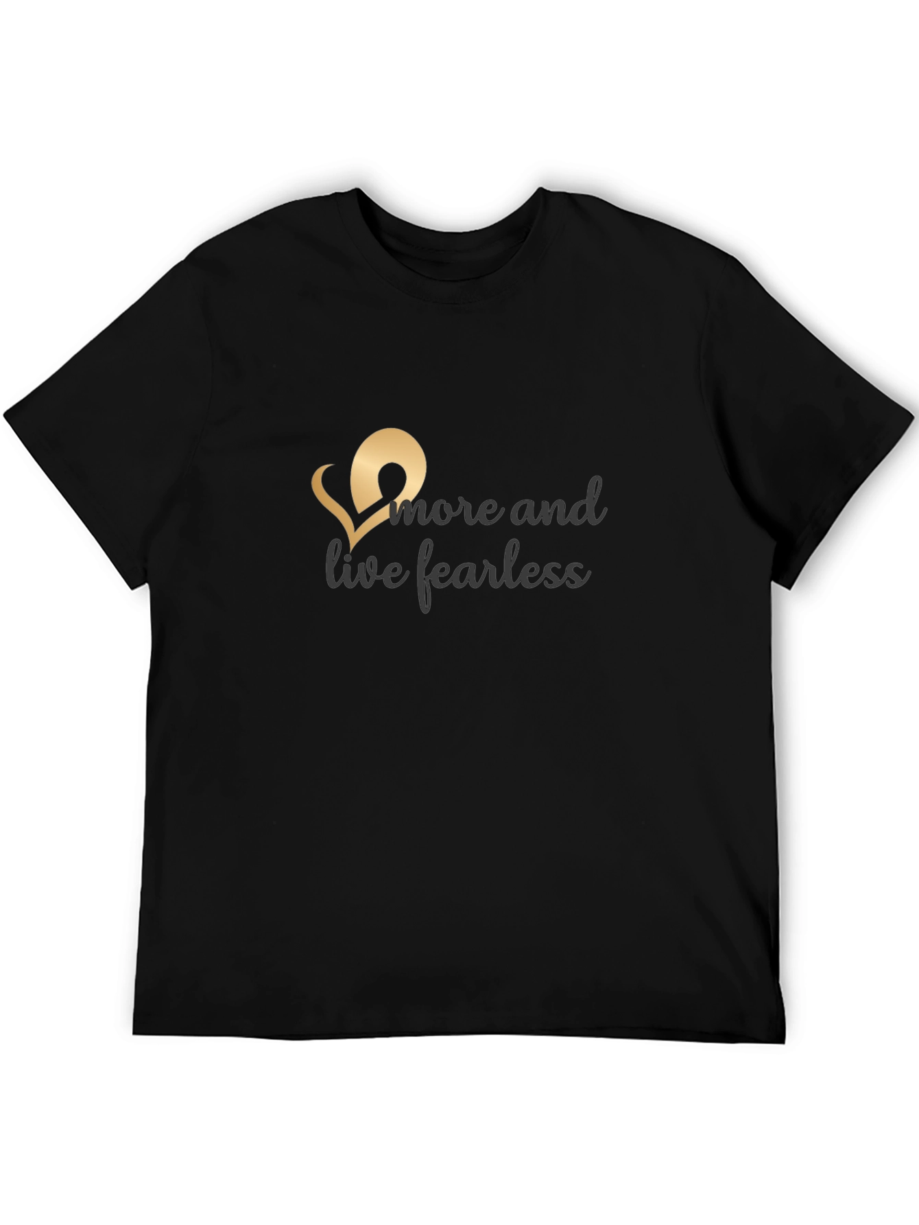Live Fearless Graphic Tee - Black