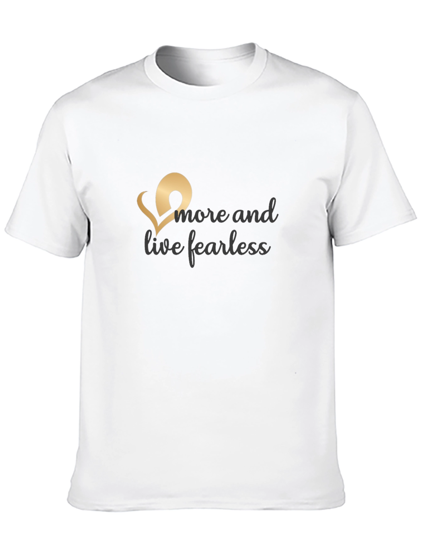 Live Fearless Graphic Tee - Black