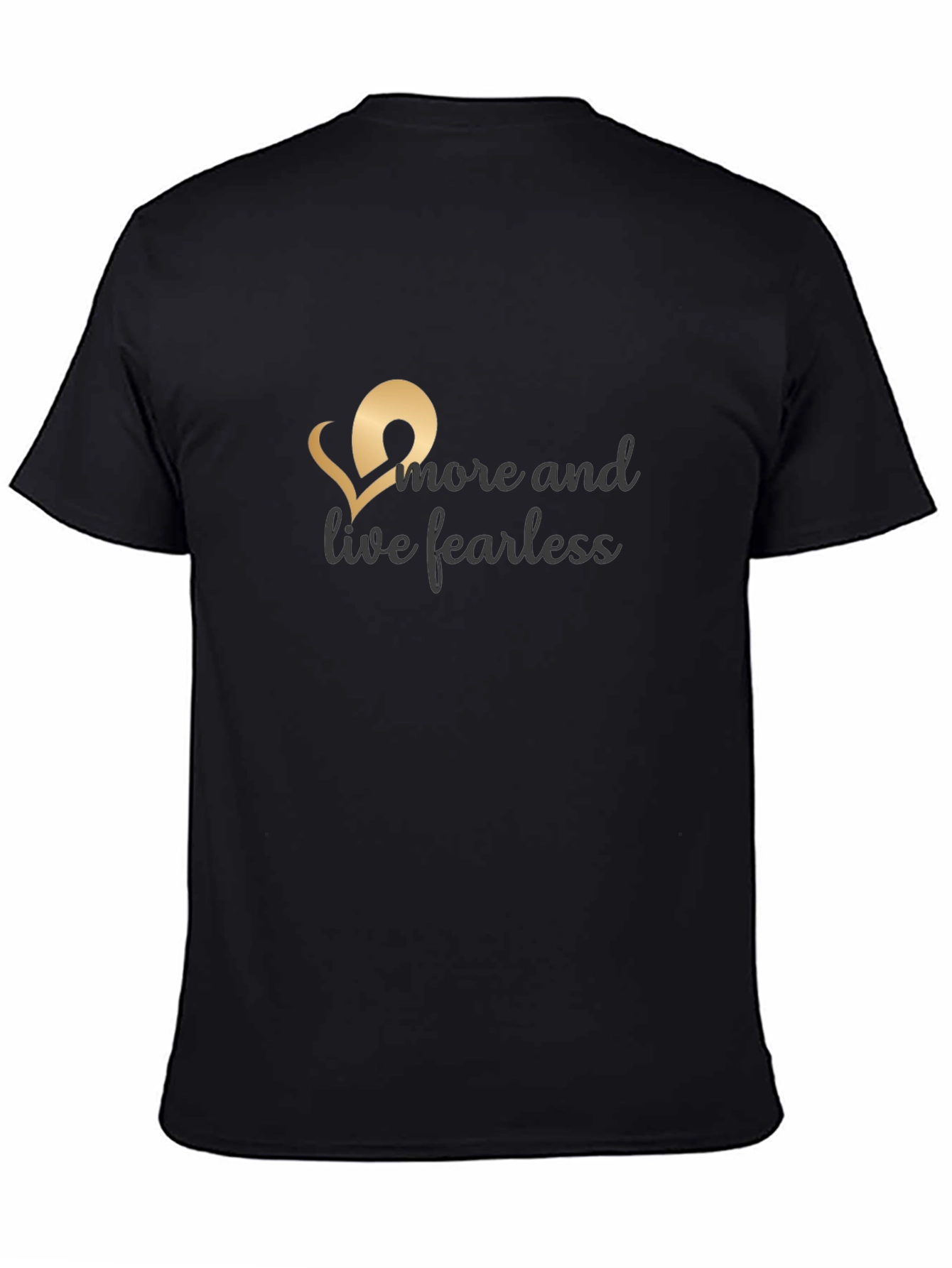 Live Fearless Graphic Tee - Black