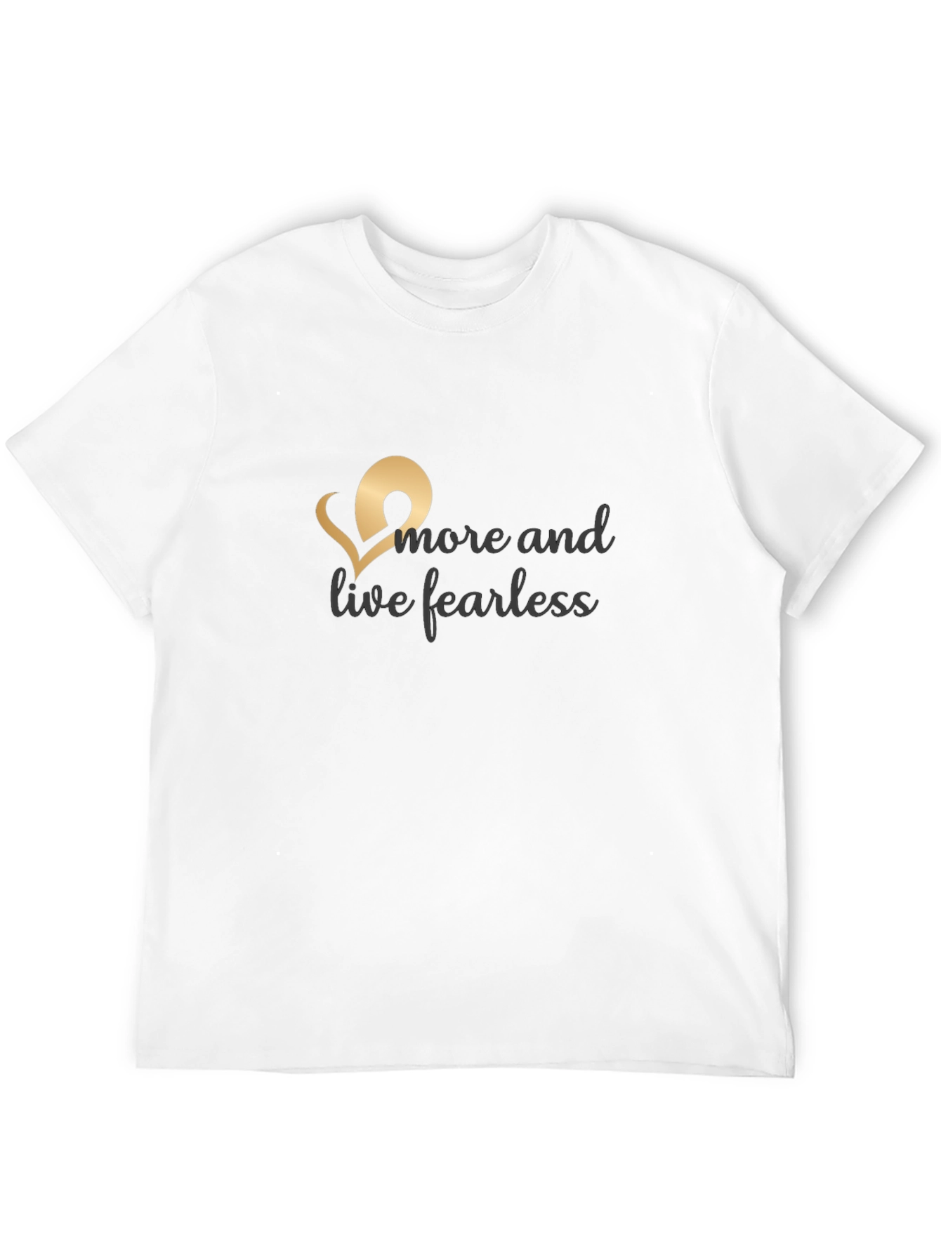 Live Fearless Graphic Tee - Black