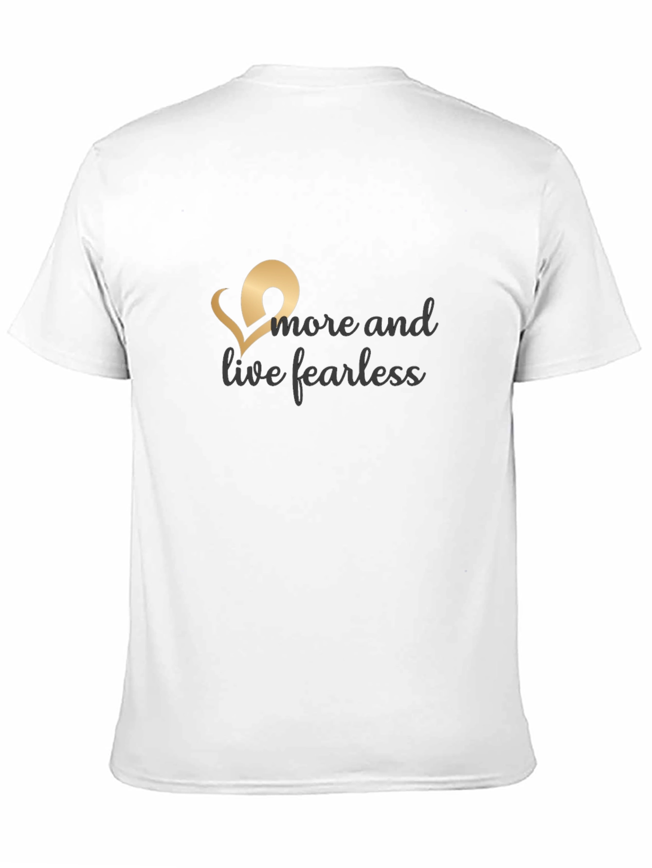 Live Fearless Graphic Tee - Black
