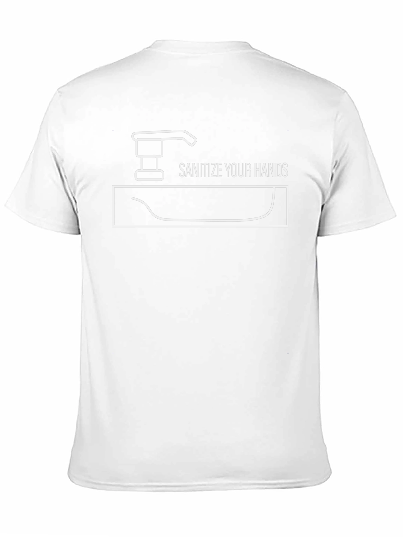 Sanitize Your Hands Graphic Tee - Wash Your Hands