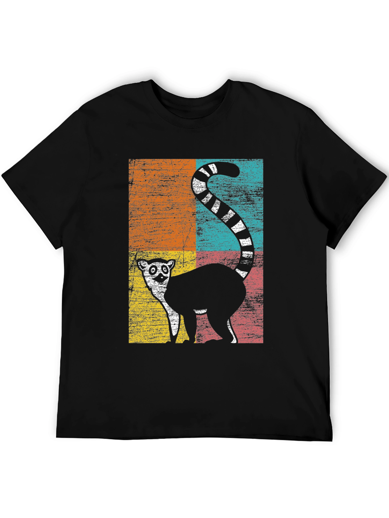 Retro Lemur Graphic T-Shirt