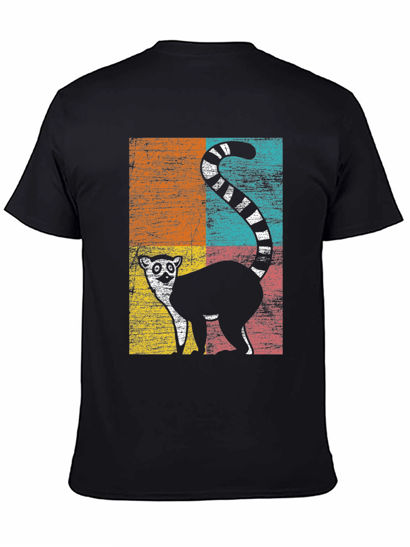 Retro Lemur Graphic T-Shirt