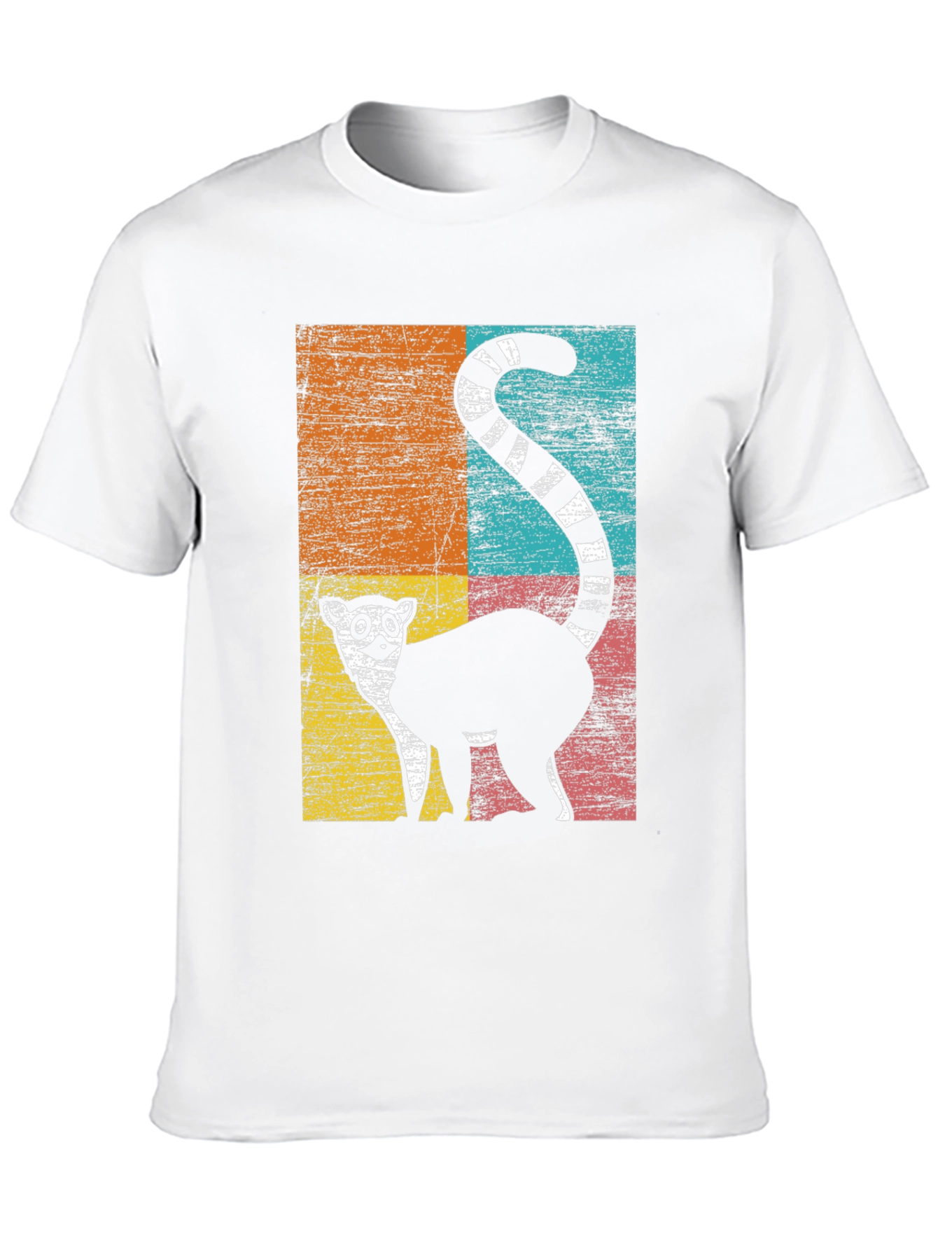 Retro Lemur Graphic T-Shirt