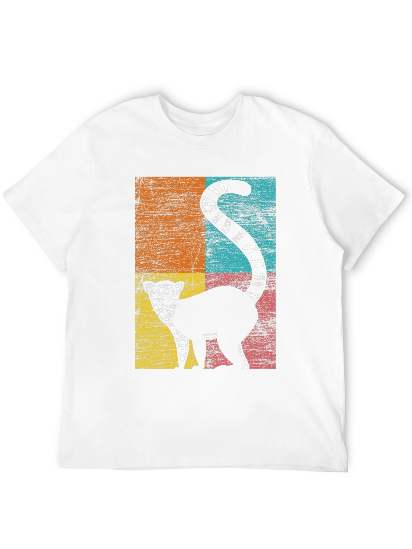 Retro Lemur Graphic T-Shirt