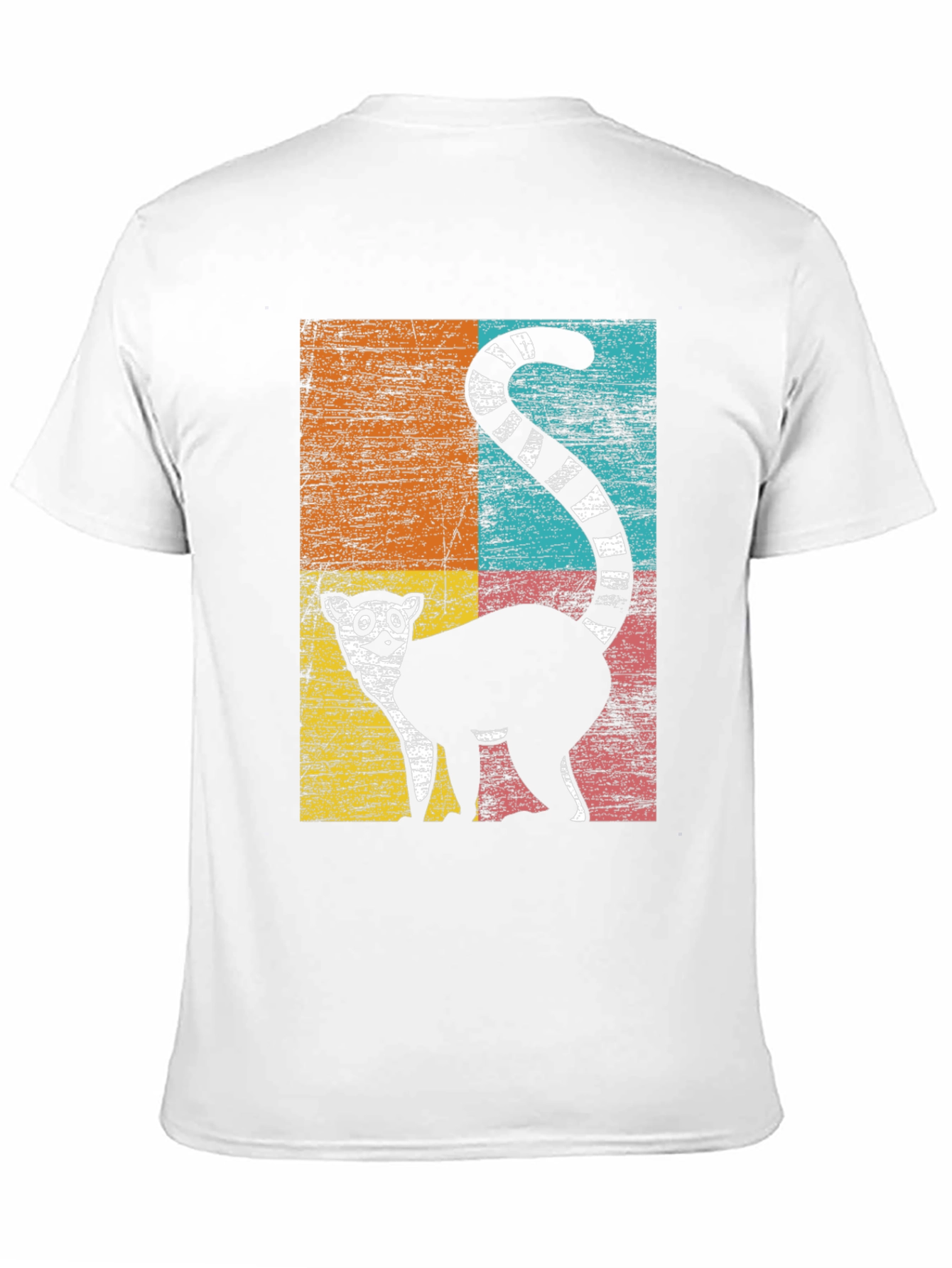 Retro Lemur Graphic T-Shirt