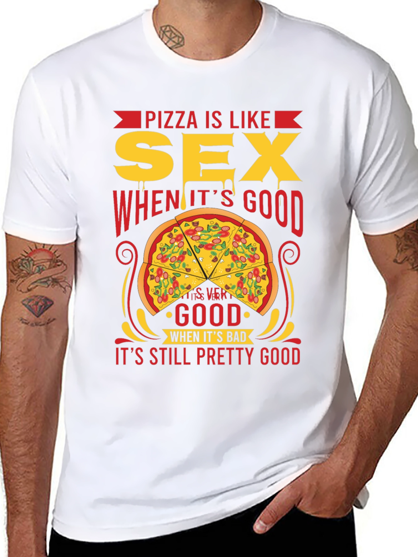Pizza and Sex T-Shirt: Always Pretty Good!