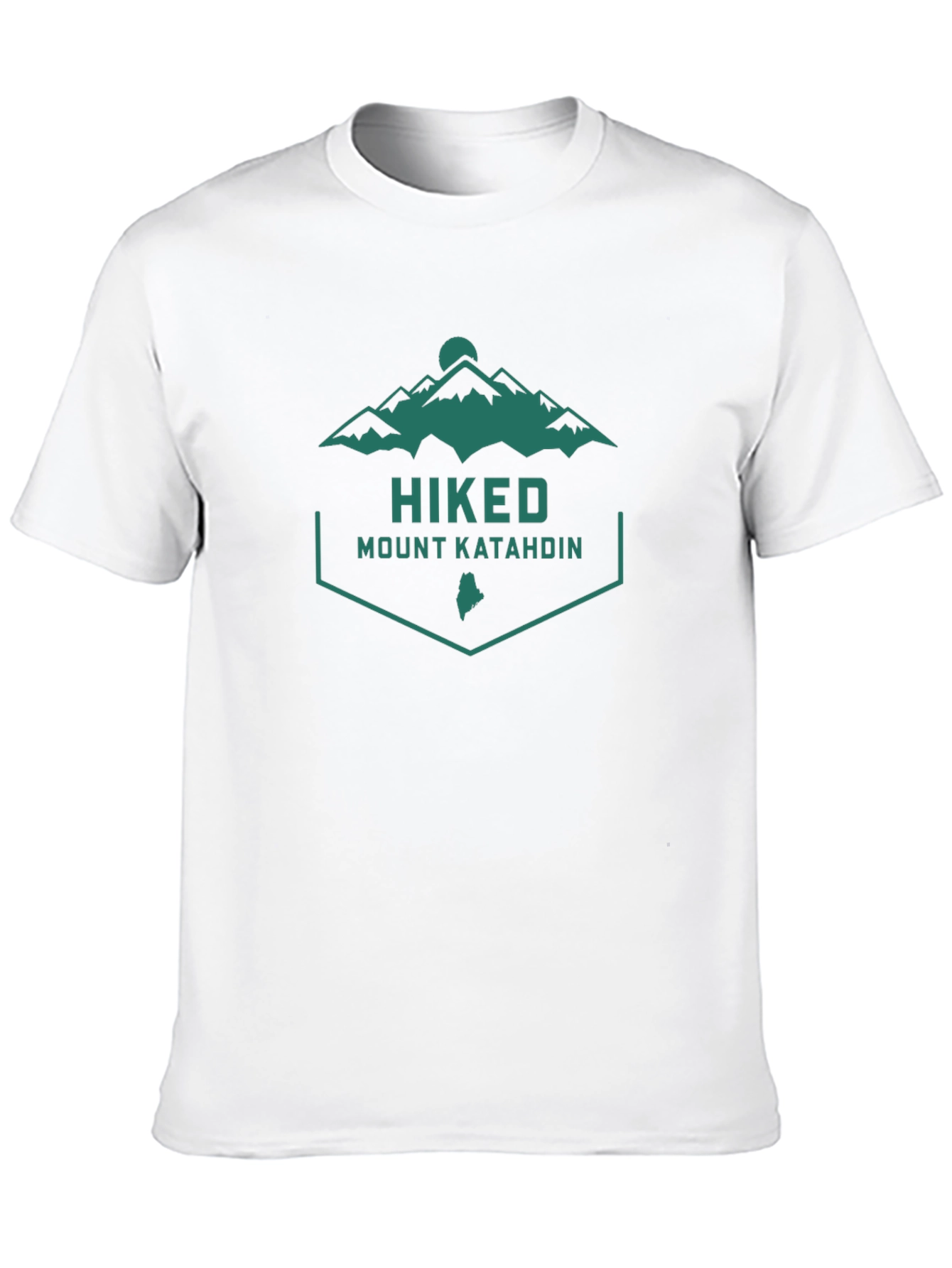 Mount Katahdin Hiked T-Shirt - Black
