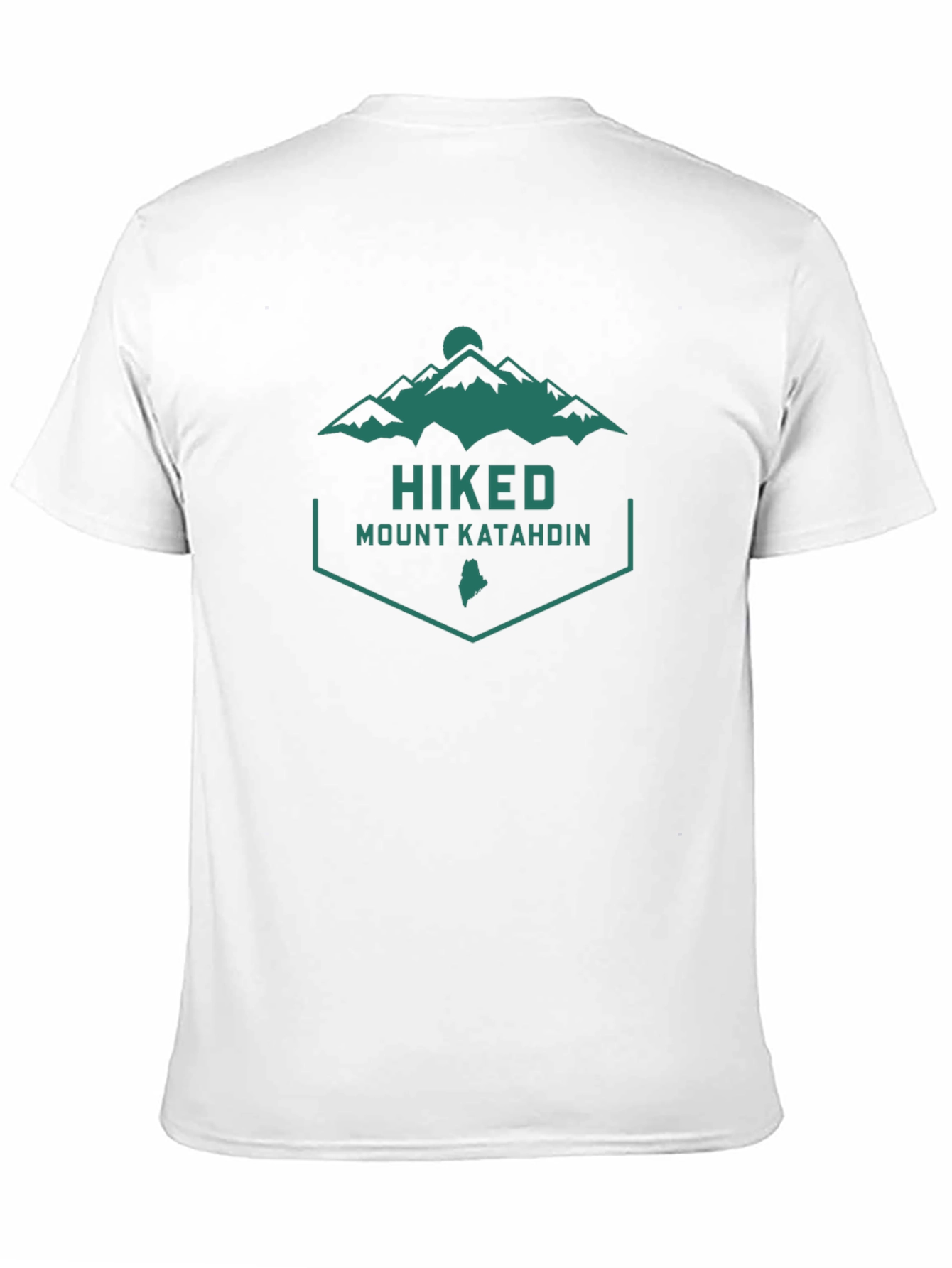 Mount Katahdin Hiked T-Shirt - Black