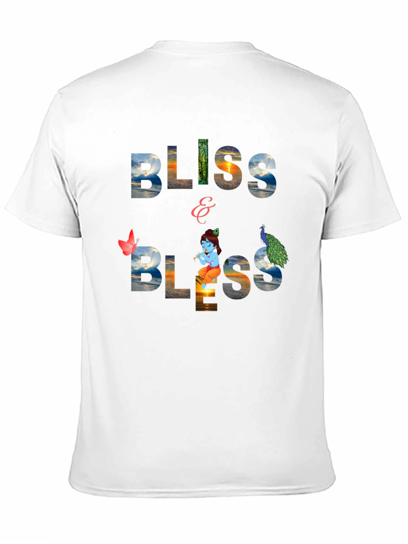 Bliss Krishna Graphic Tee - Relaxed Fit