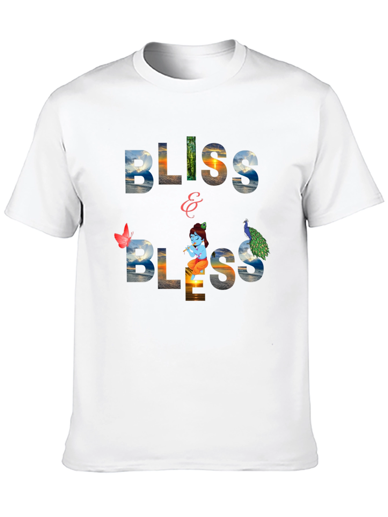 Bliss Krishna Graphic Tee - Relaxed Fit