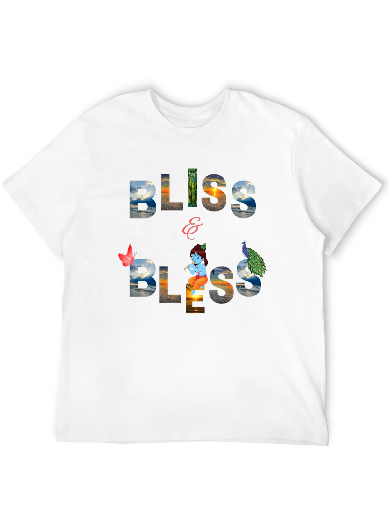 Bliss Krishna Graphic Tee - Relaxed Fit