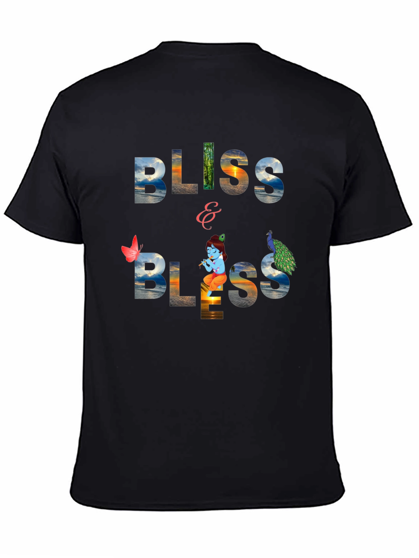 Bliss Krishna Graphic Tee - Relaxed Fit