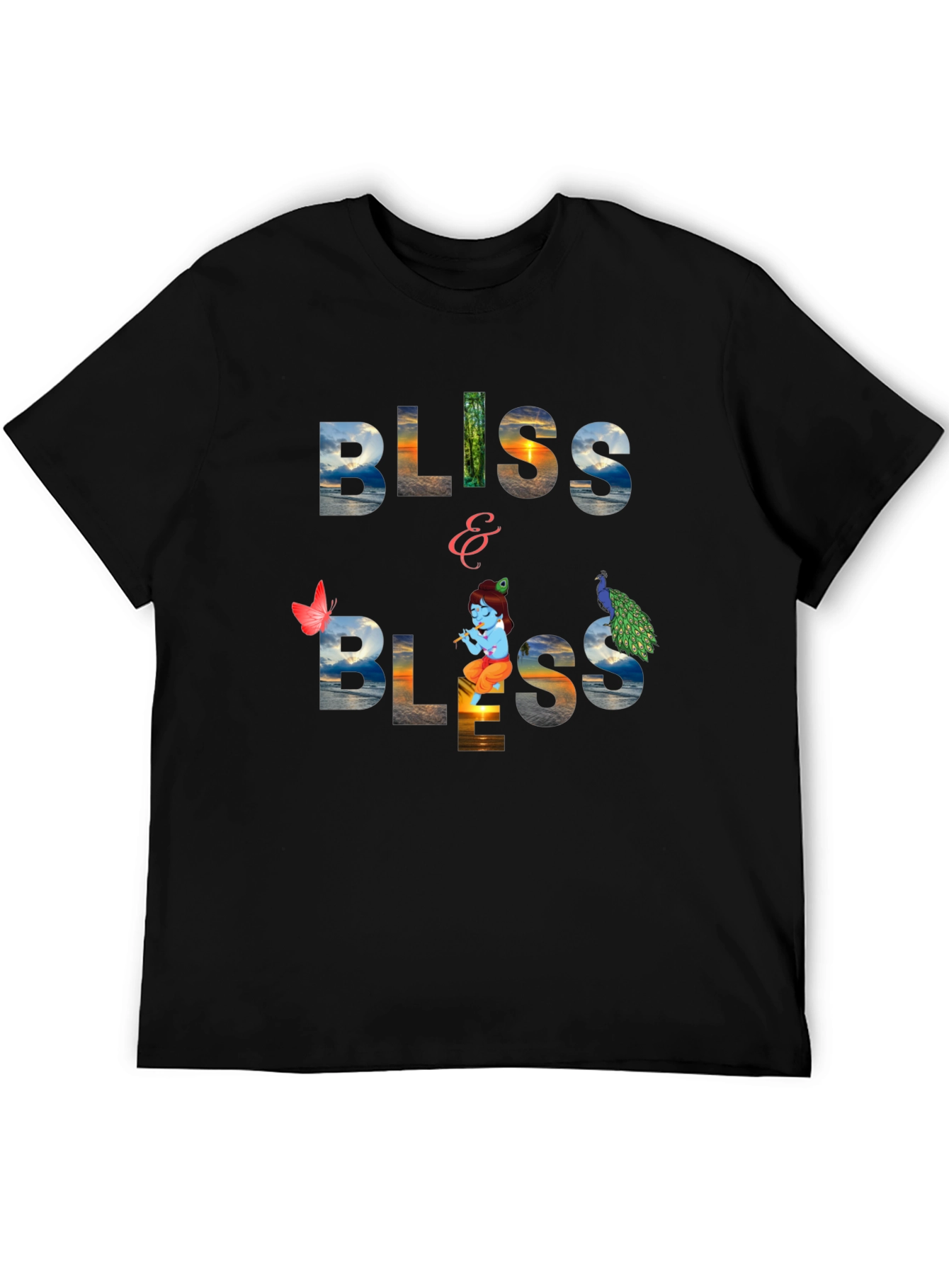 Bliss Krishna Graphic Tee - Relaxed Fit