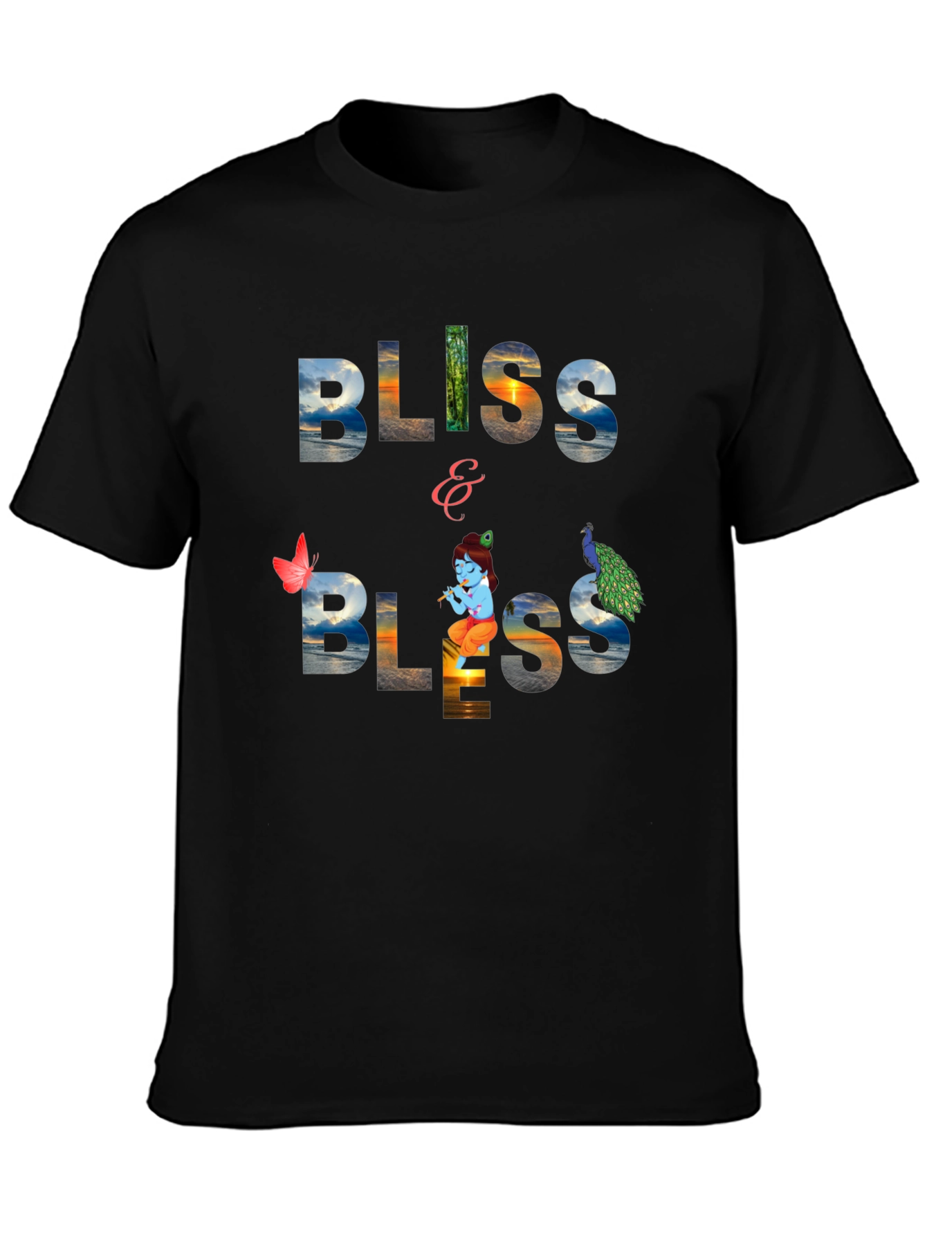 Bliss Krishna Graphic Tee - Relaxed Fit