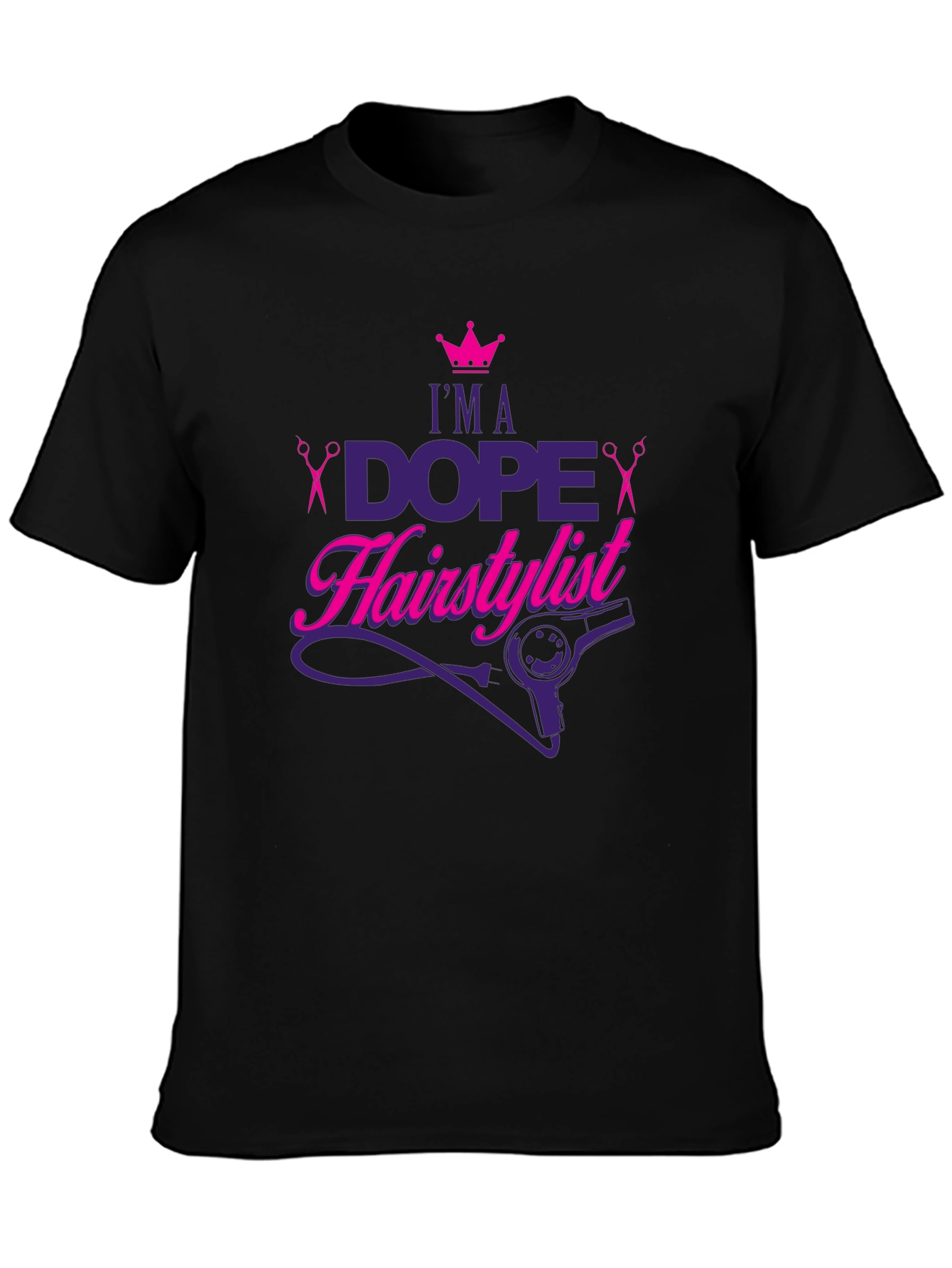 Dope Hairstylist Black T-Shirt