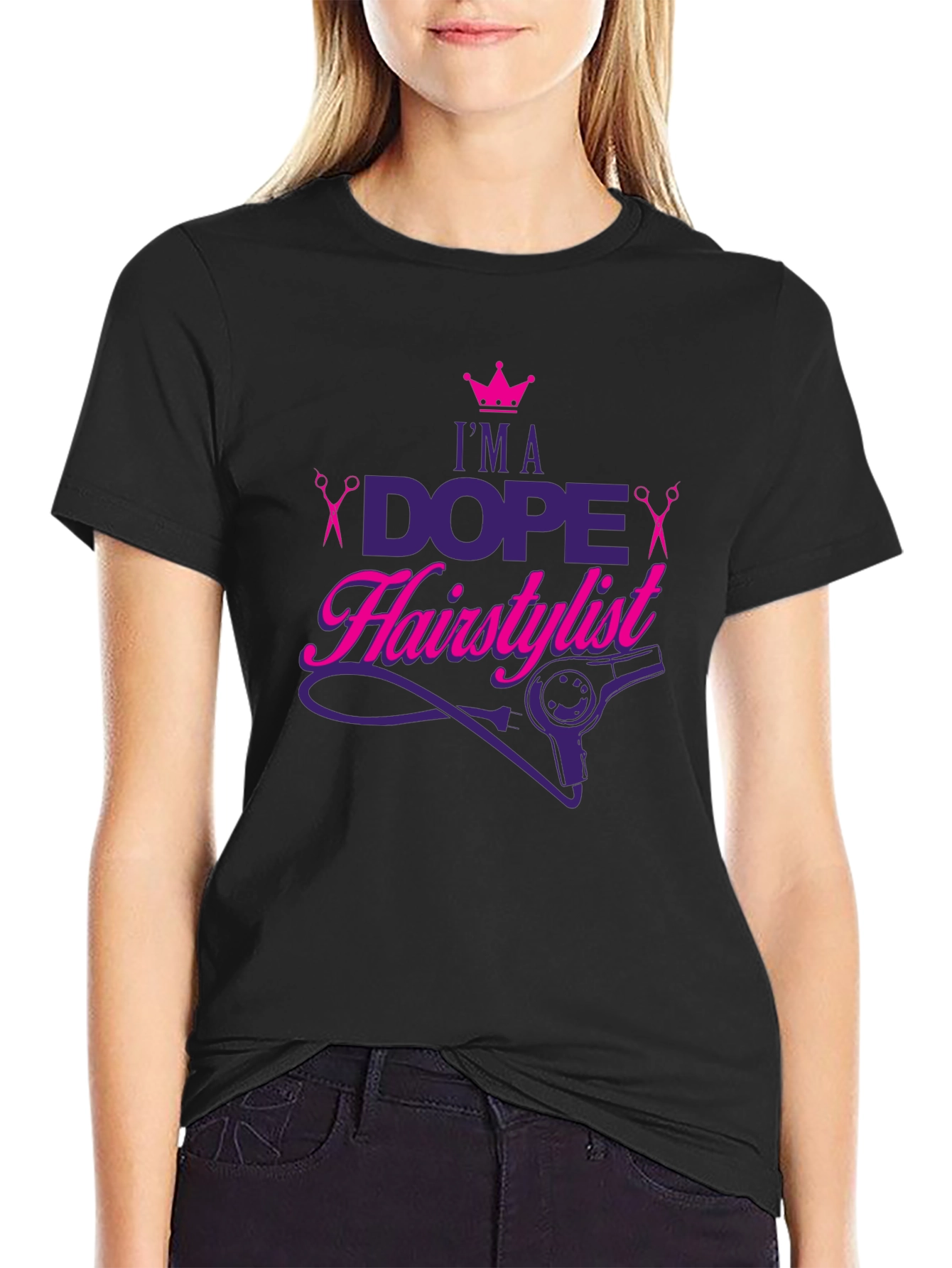 Dope Hairstylist Black T-Shirt