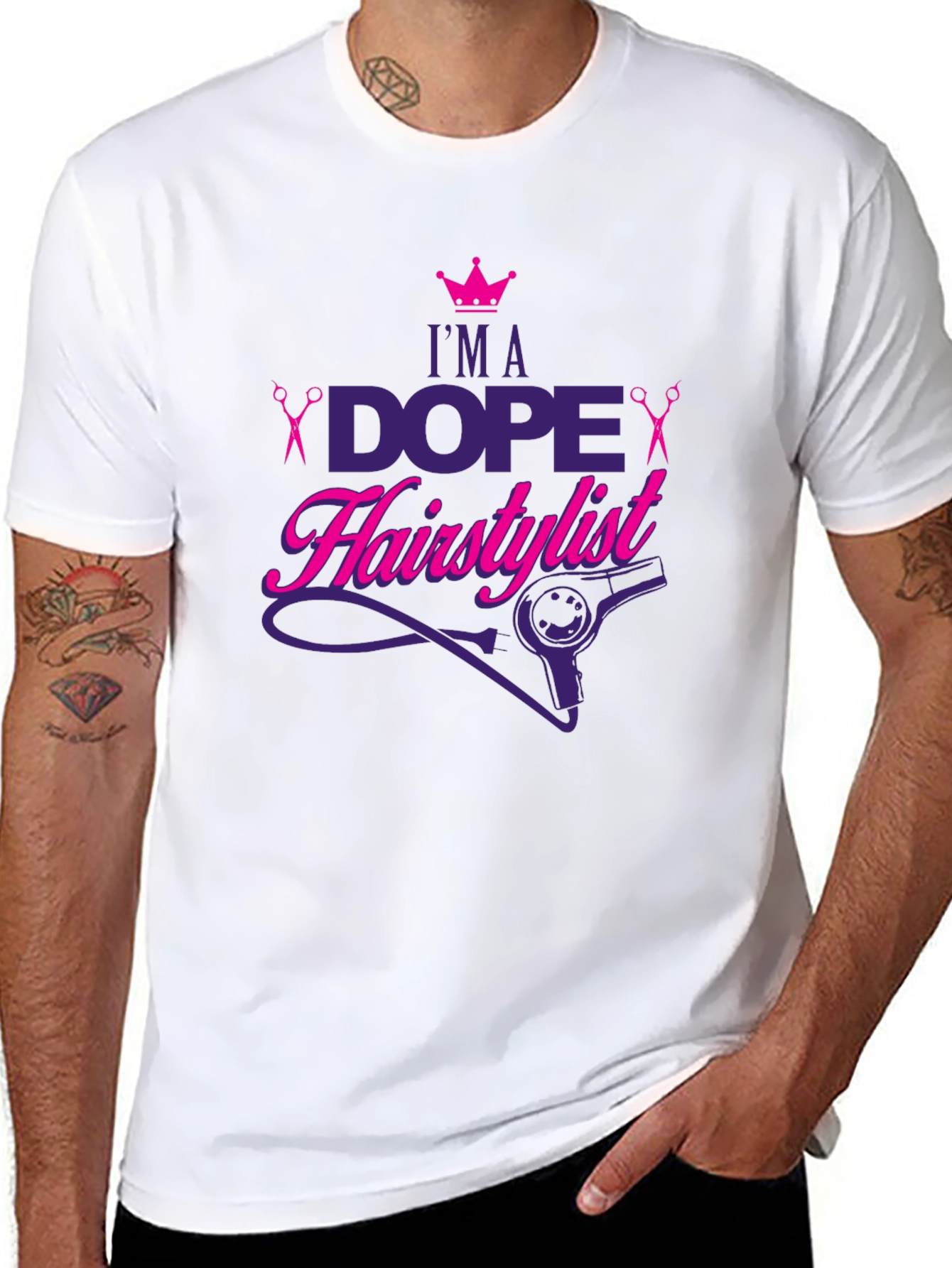 Dope Hairstylist Black T-Shirt
