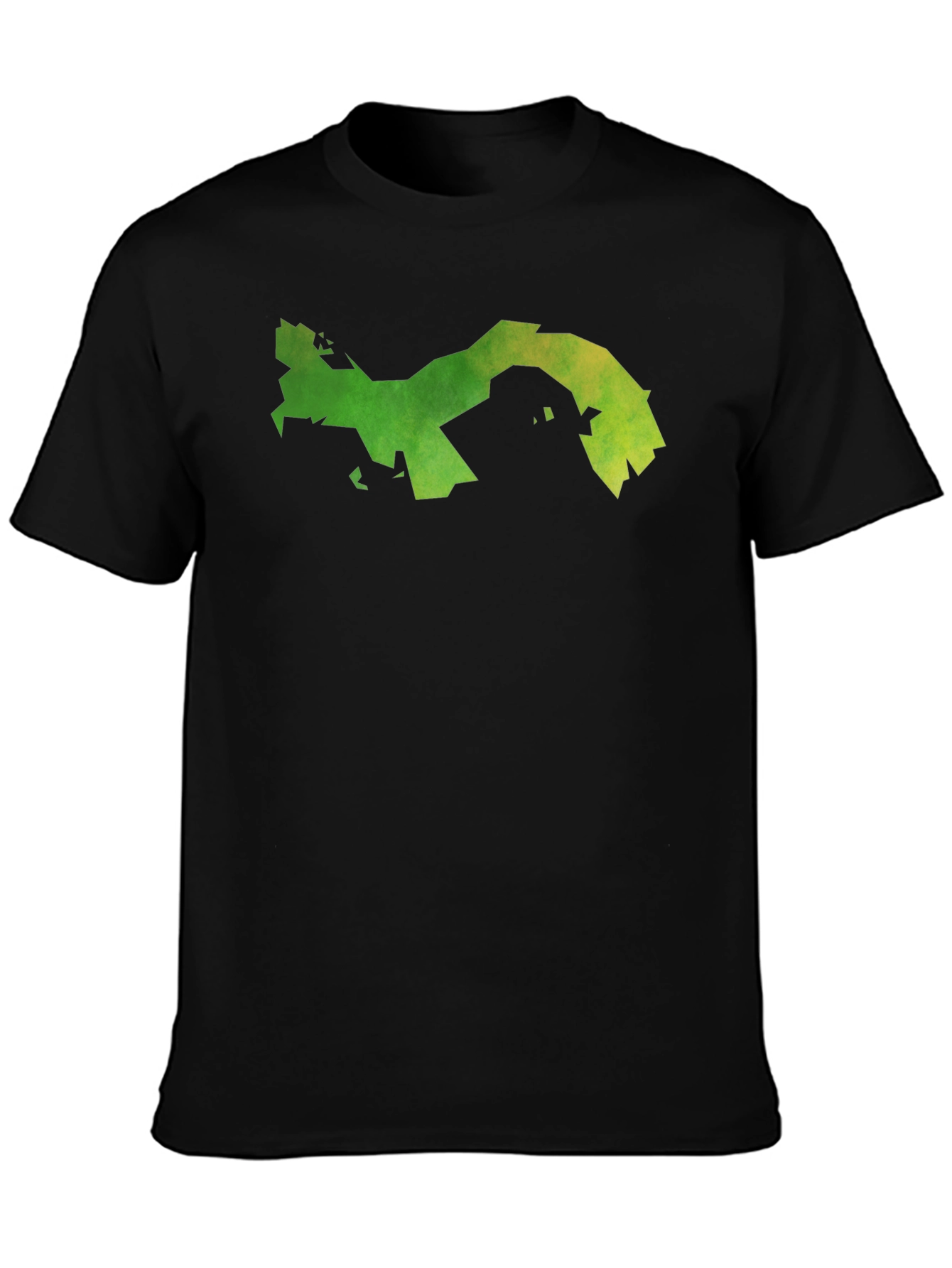 Panama Map Graphic Tee - Black Cotton T-Shirt