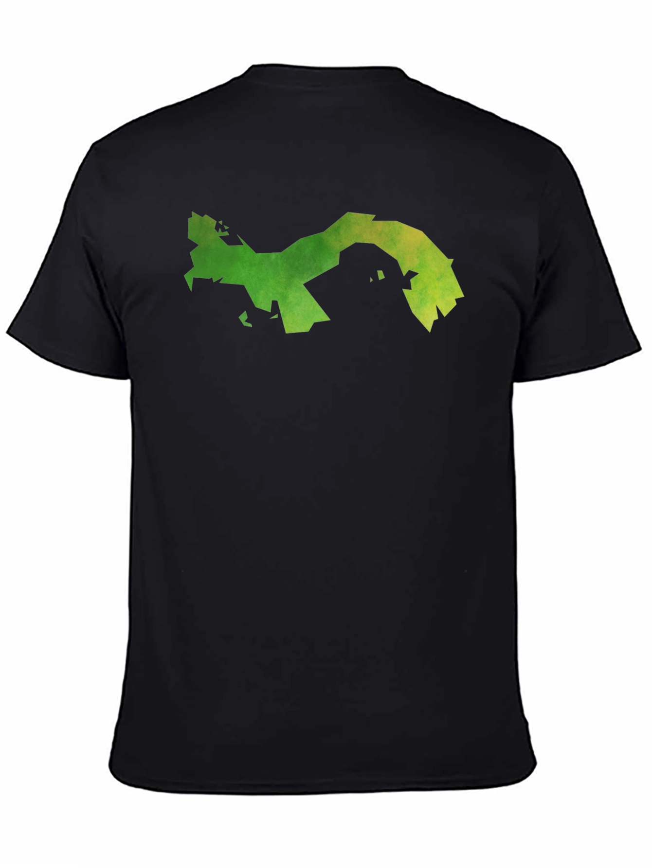 Panama Map Graphic Tee - Black Cotton T-Shirt