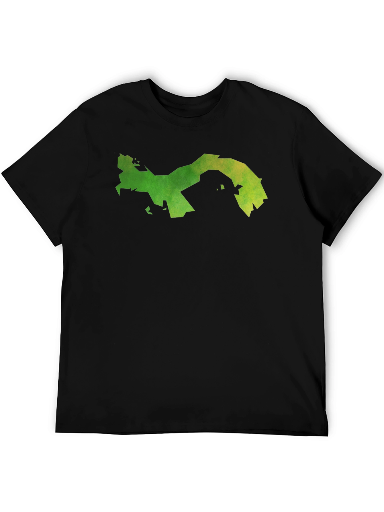 Panama Map Graphic Tee - Black Cotton T-Shirt