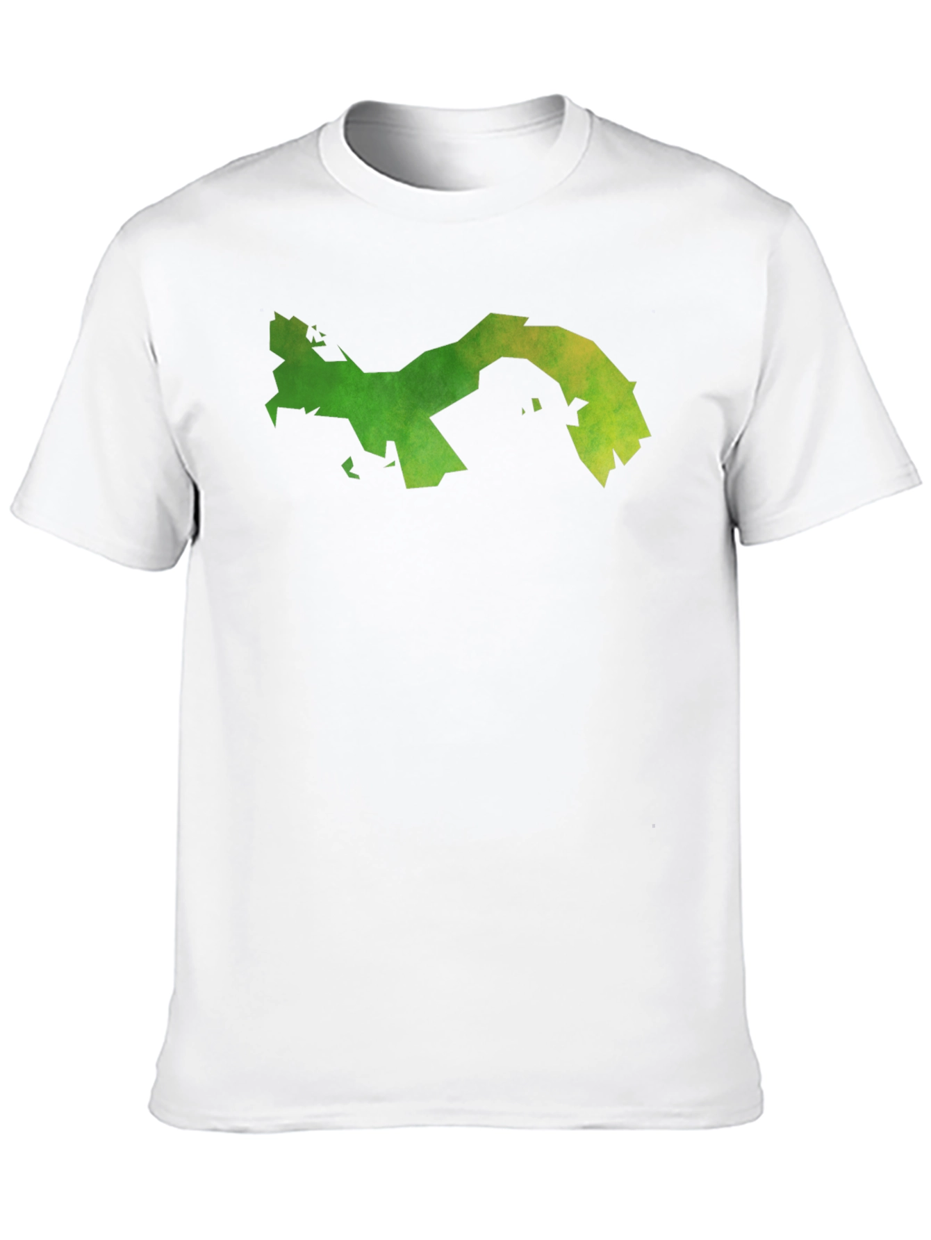 Panama Map Graphic Tee - Black Cotton T-Shirt
