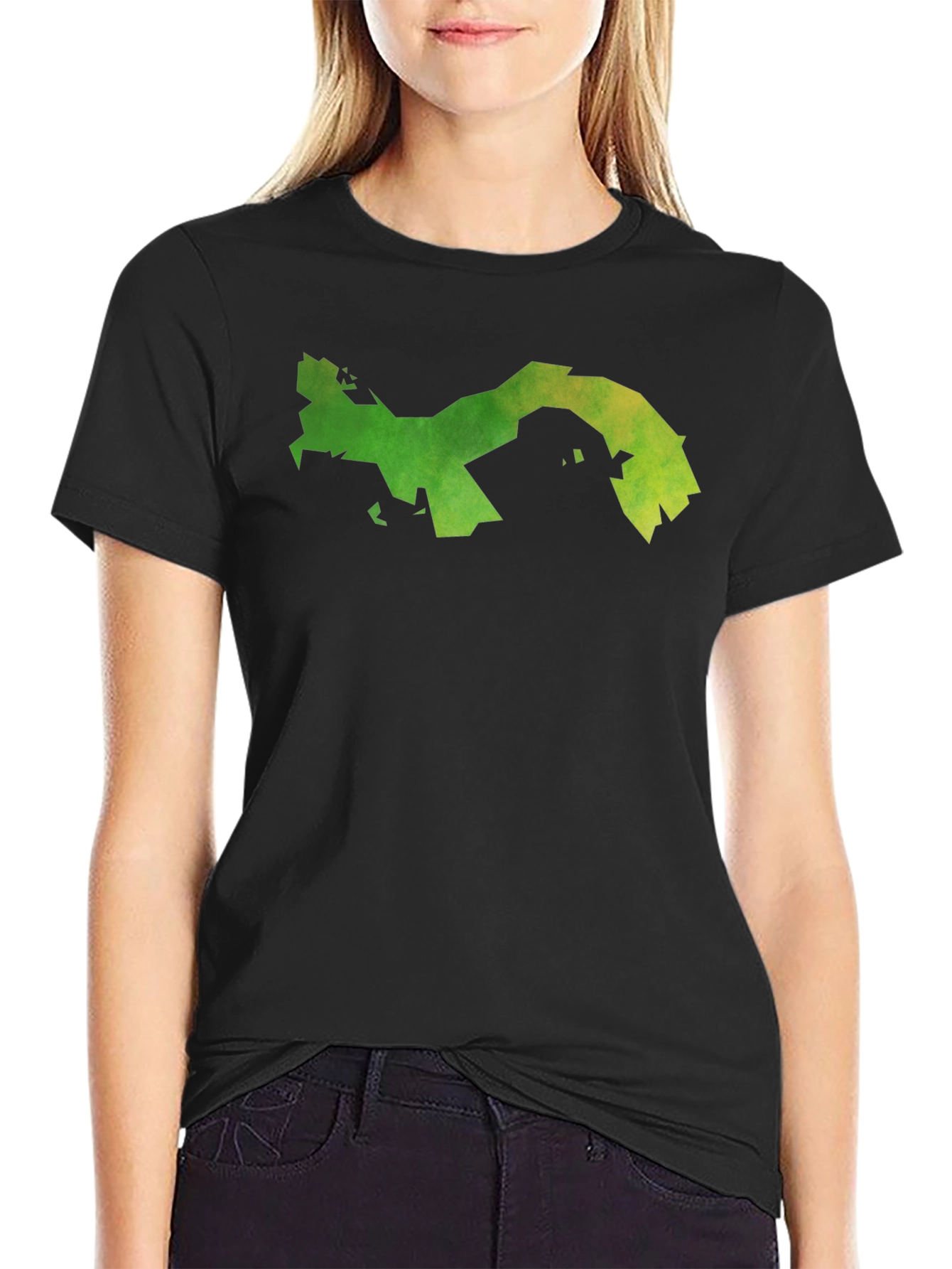 Panama Map Graphic Tee - Black Cotton T-Shirt