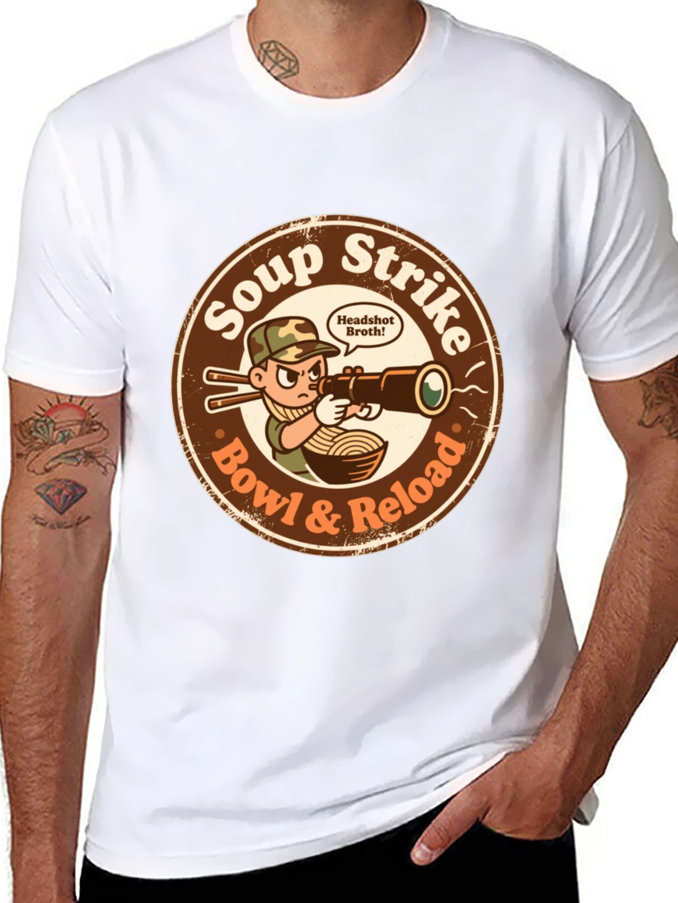 Soup Strike Bowl & Reload T-Shirt