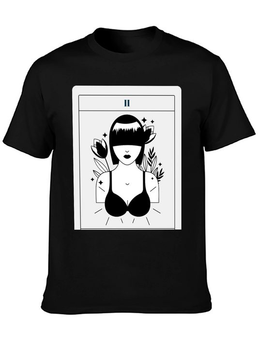 Tarot Card Black Graphic Tee