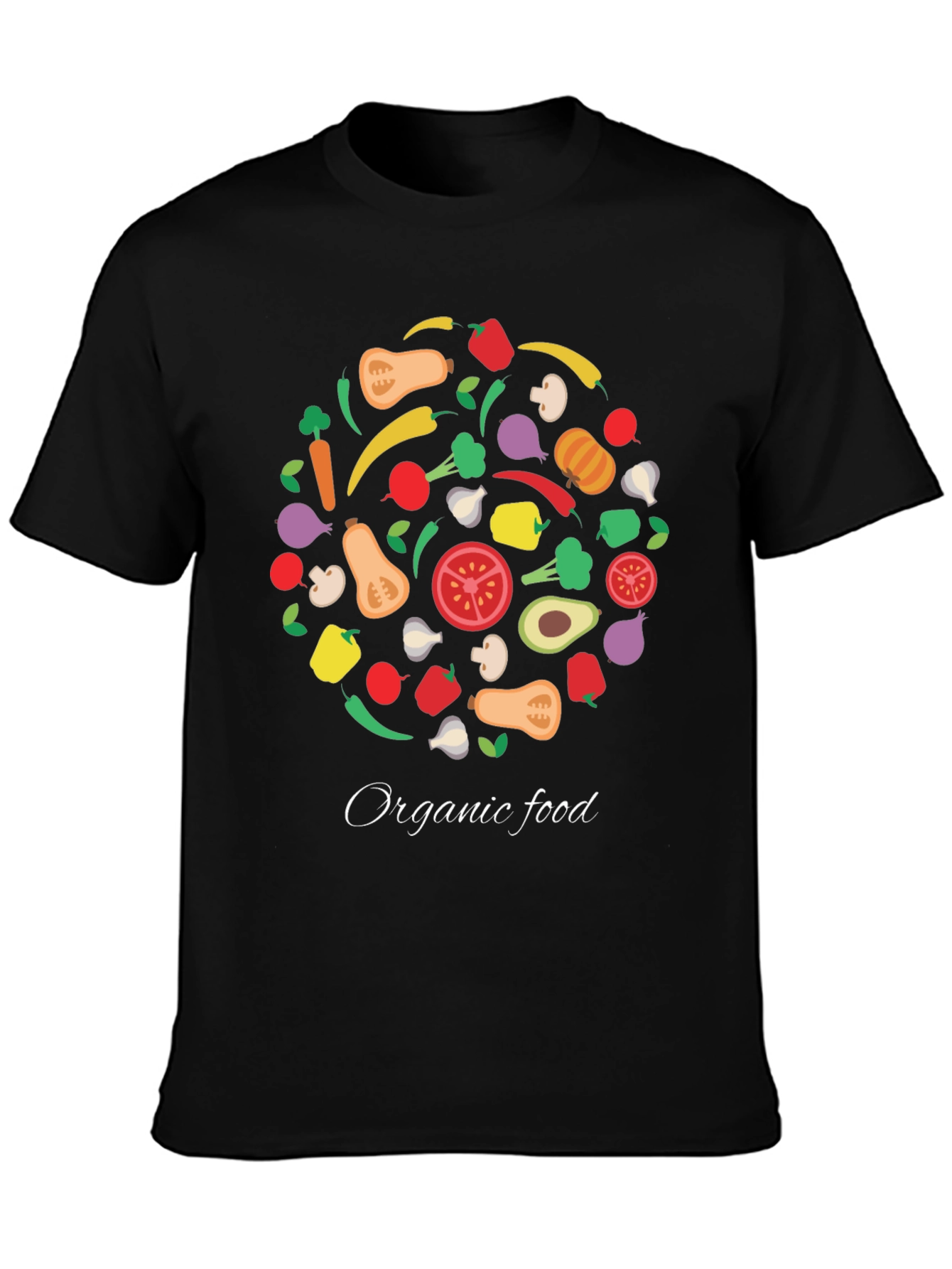Organic Food T-Shirt: Healthy & Stylish