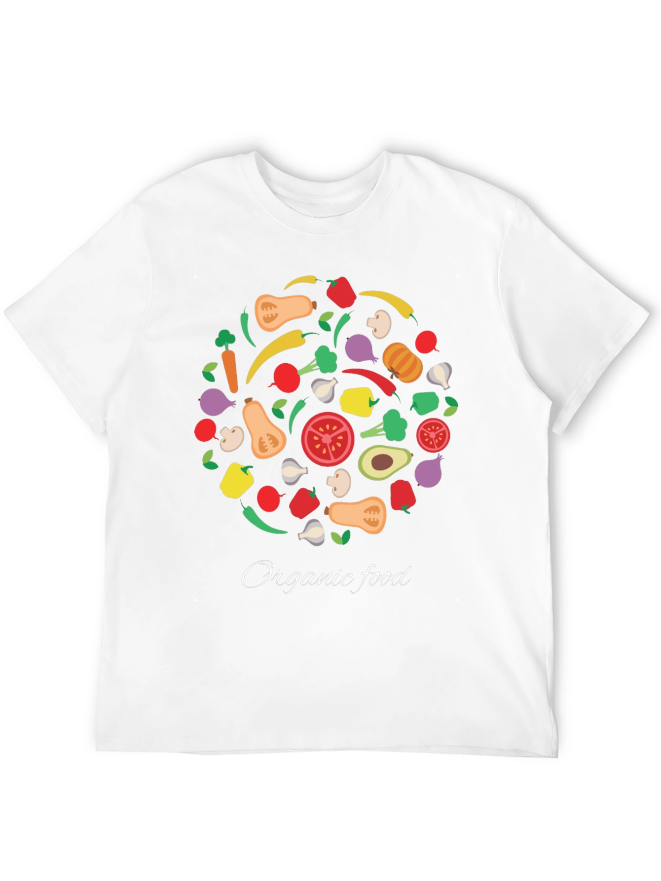 Organic Food T-Shirt: Healthy & Stylish