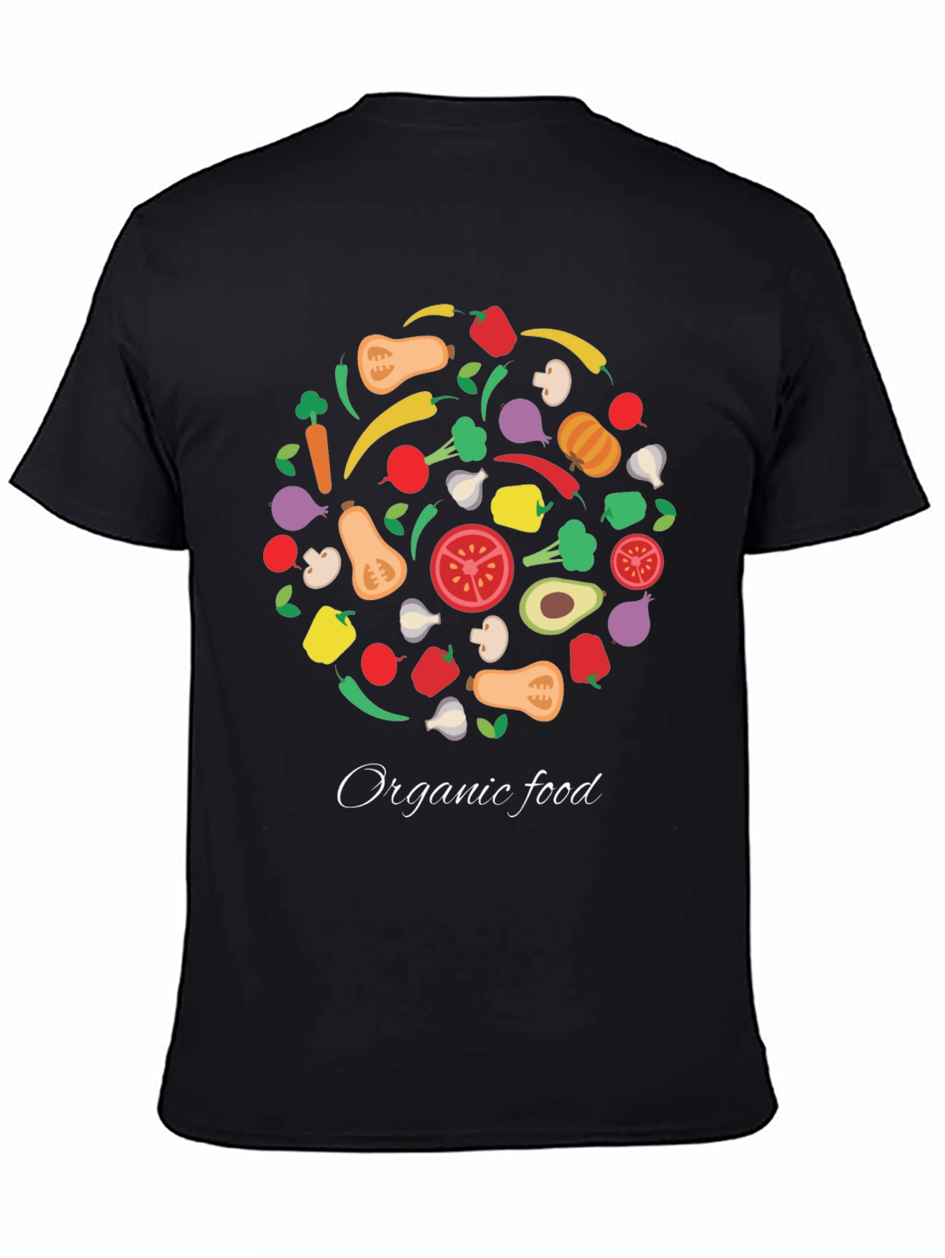 Organic Food T-Shirt: Healthy & Stylish