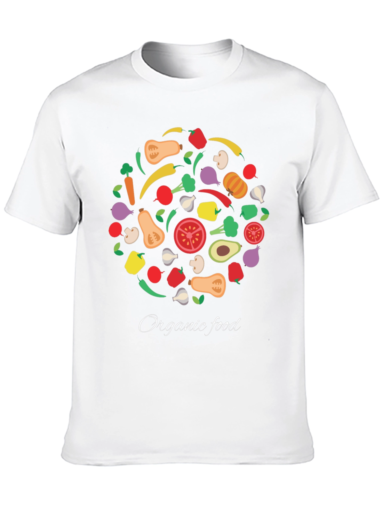 Organic Food T-Shirt: Healthy & Stylish