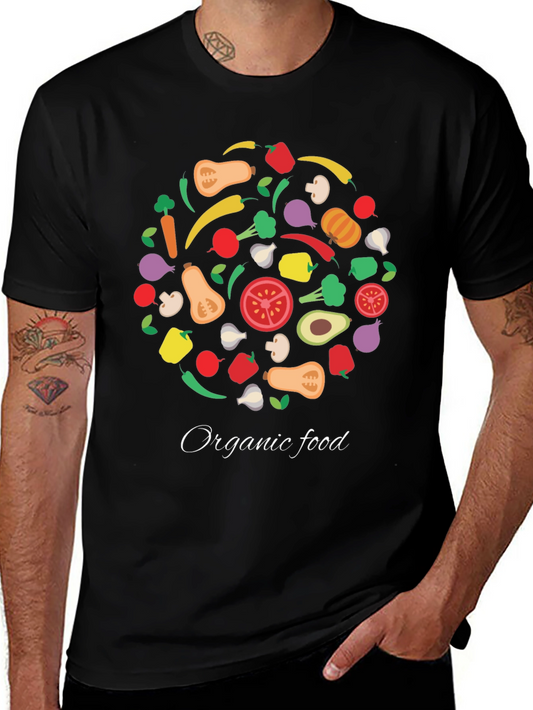 Organic Food T-Shirt: Healthy & Stylish