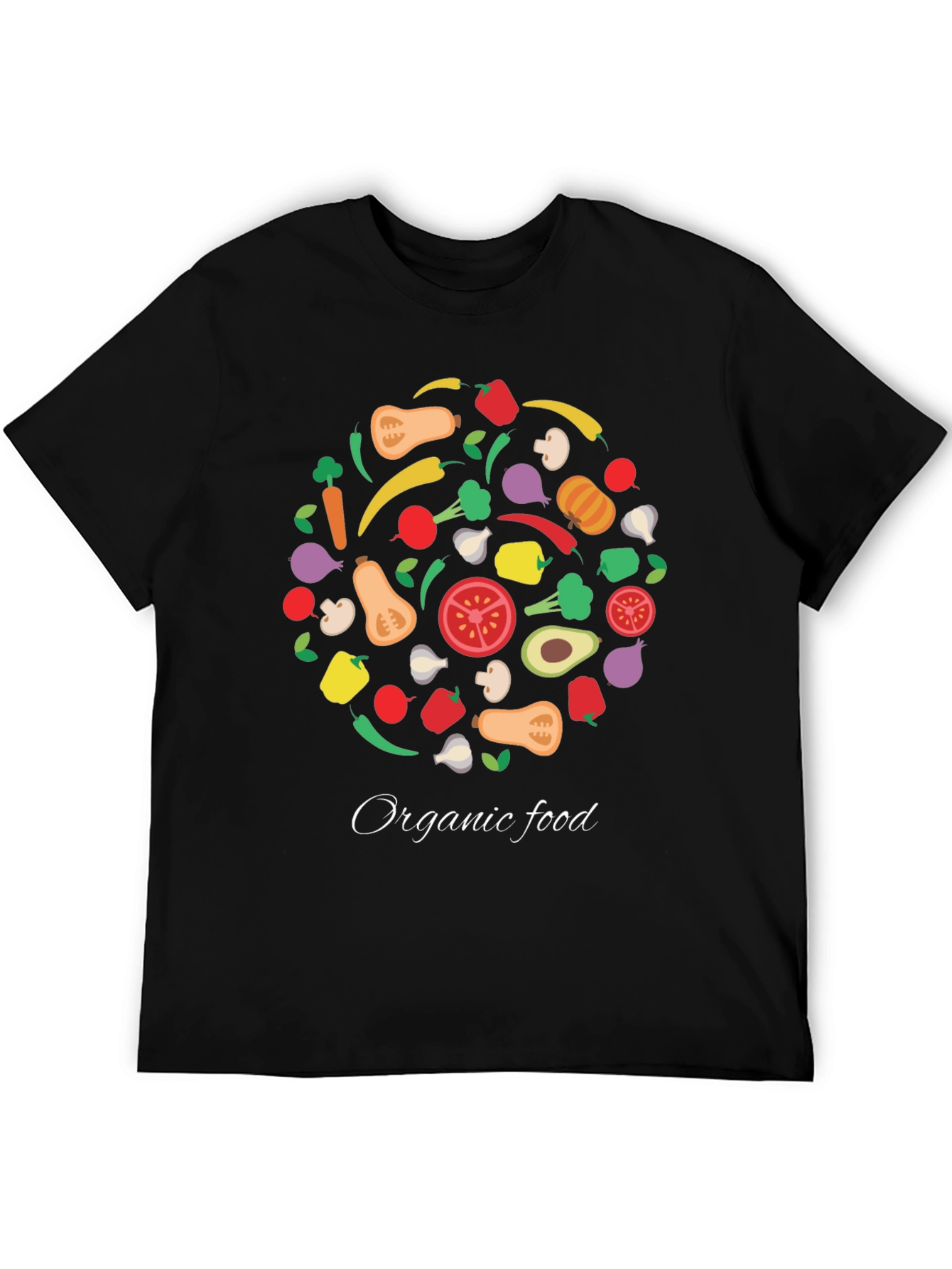 Organic Food T-Shirt: Healthy & Stylish