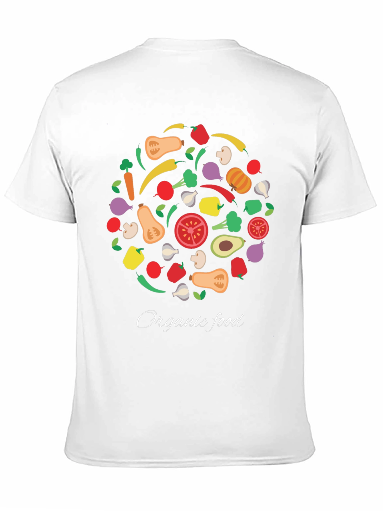 Organic Food T-Shirt: Healthy & Stylish