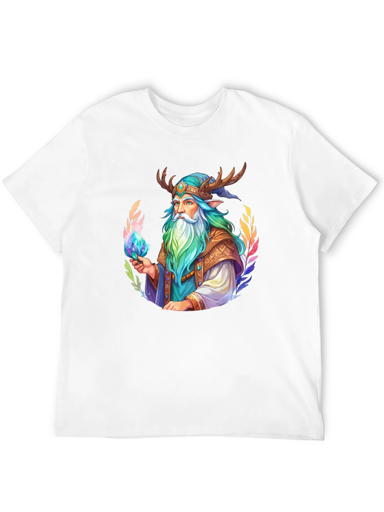 Wizard Graphic Tee - Mystic Design Black T-Shirt