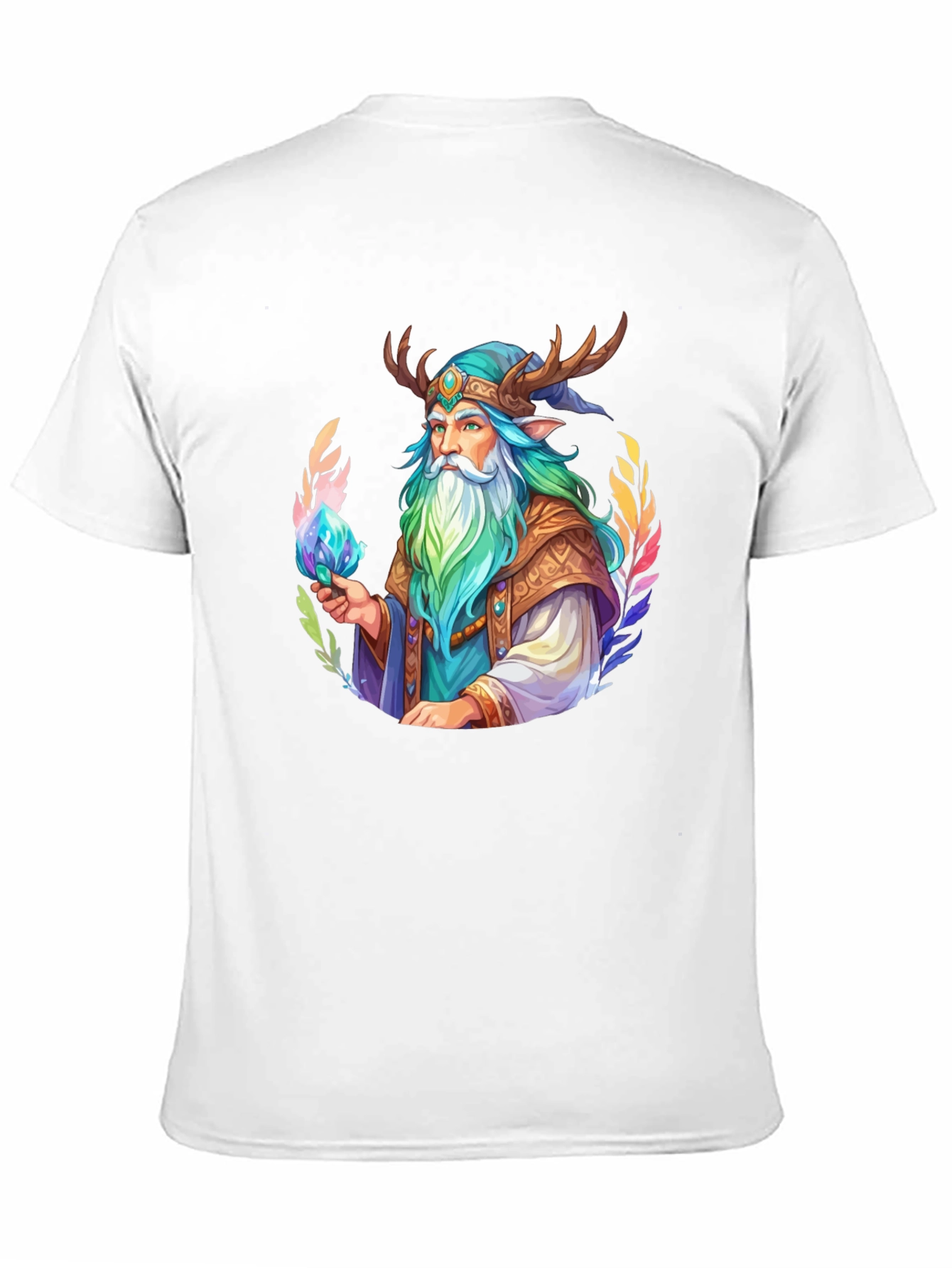 Wizard Graphic Tee - Mystic Design Black T-Shirt