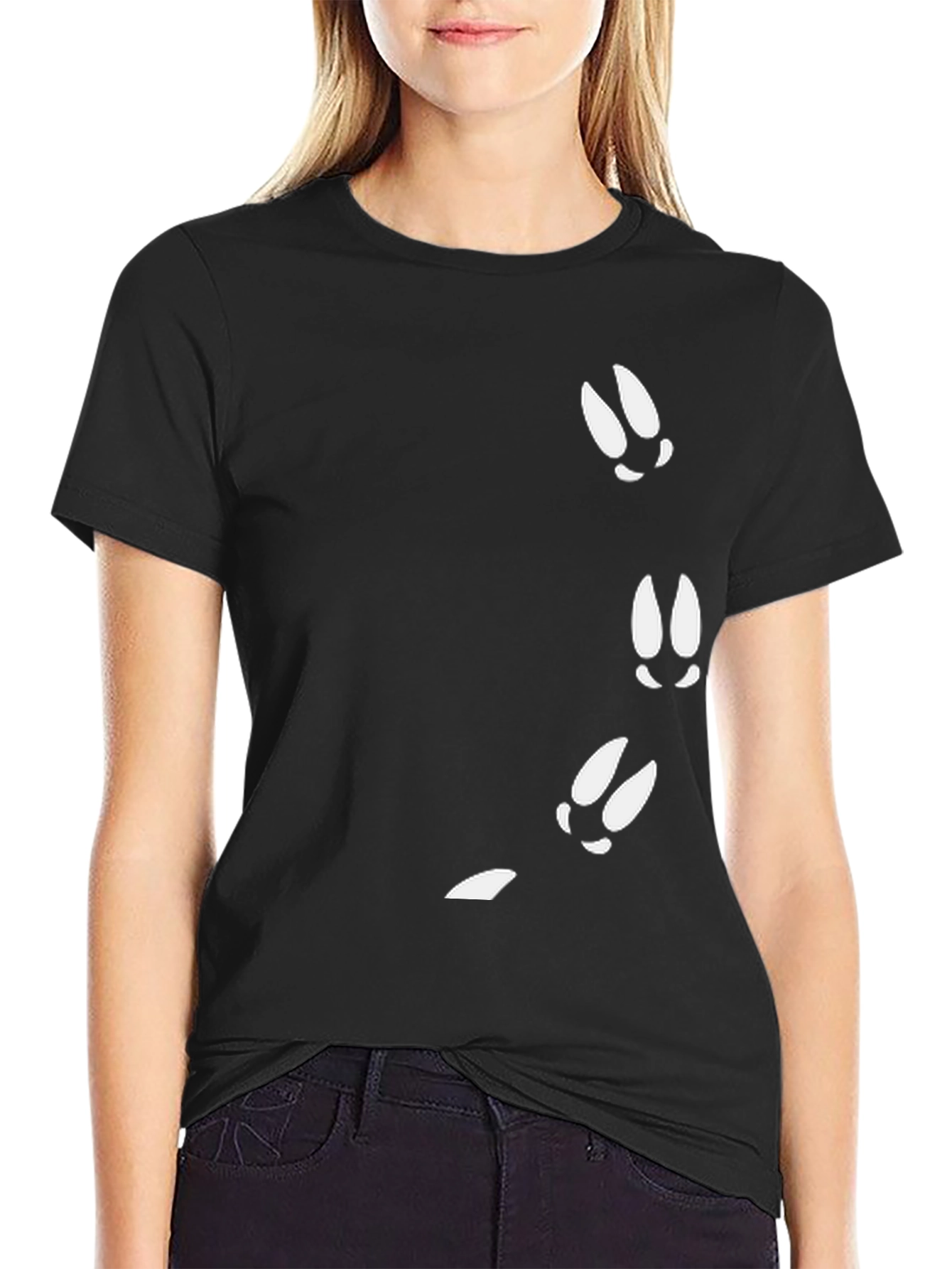 Black Deer Tracks T-Shirt