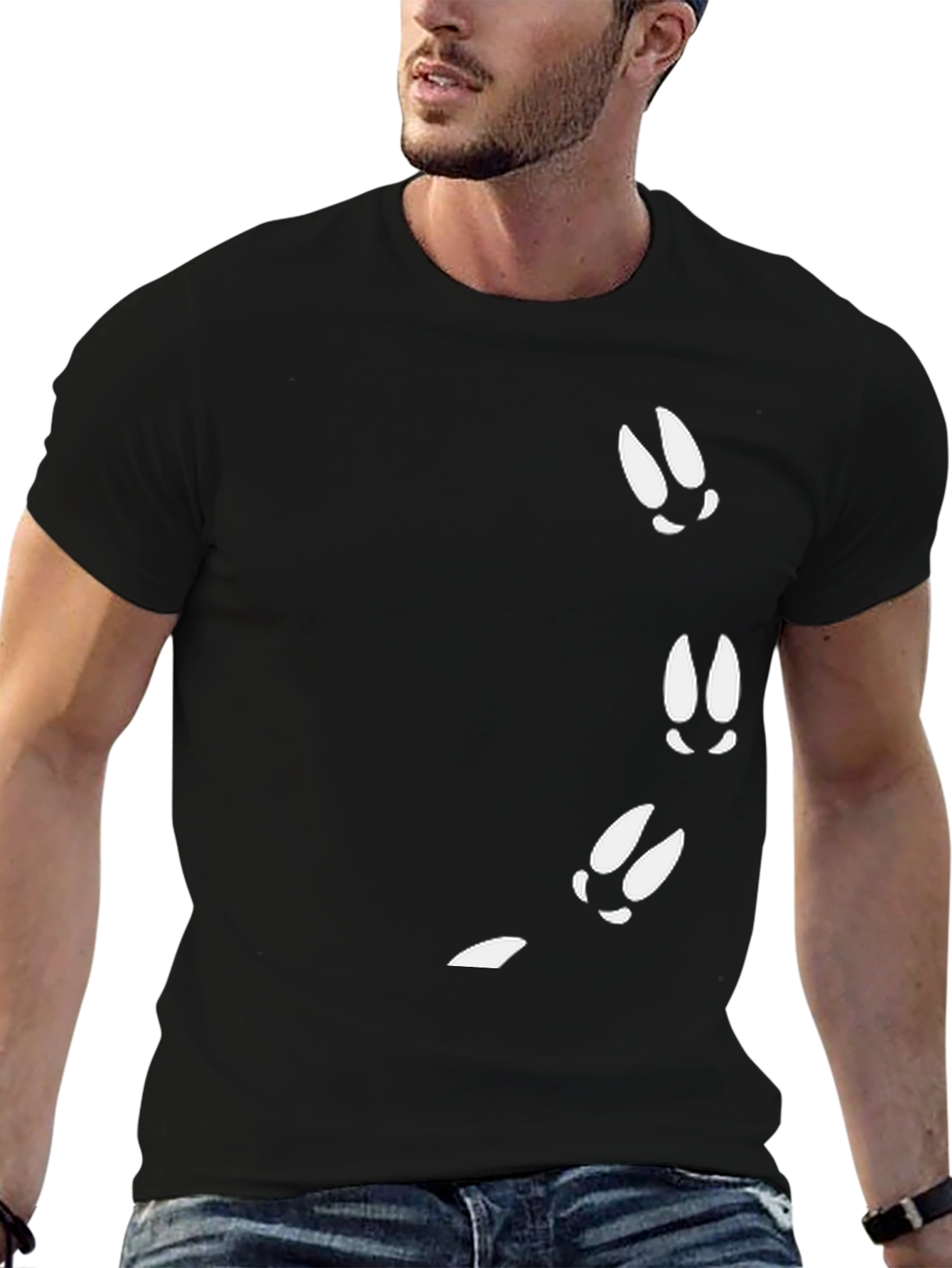 Black Deer Tracks T-Shirt