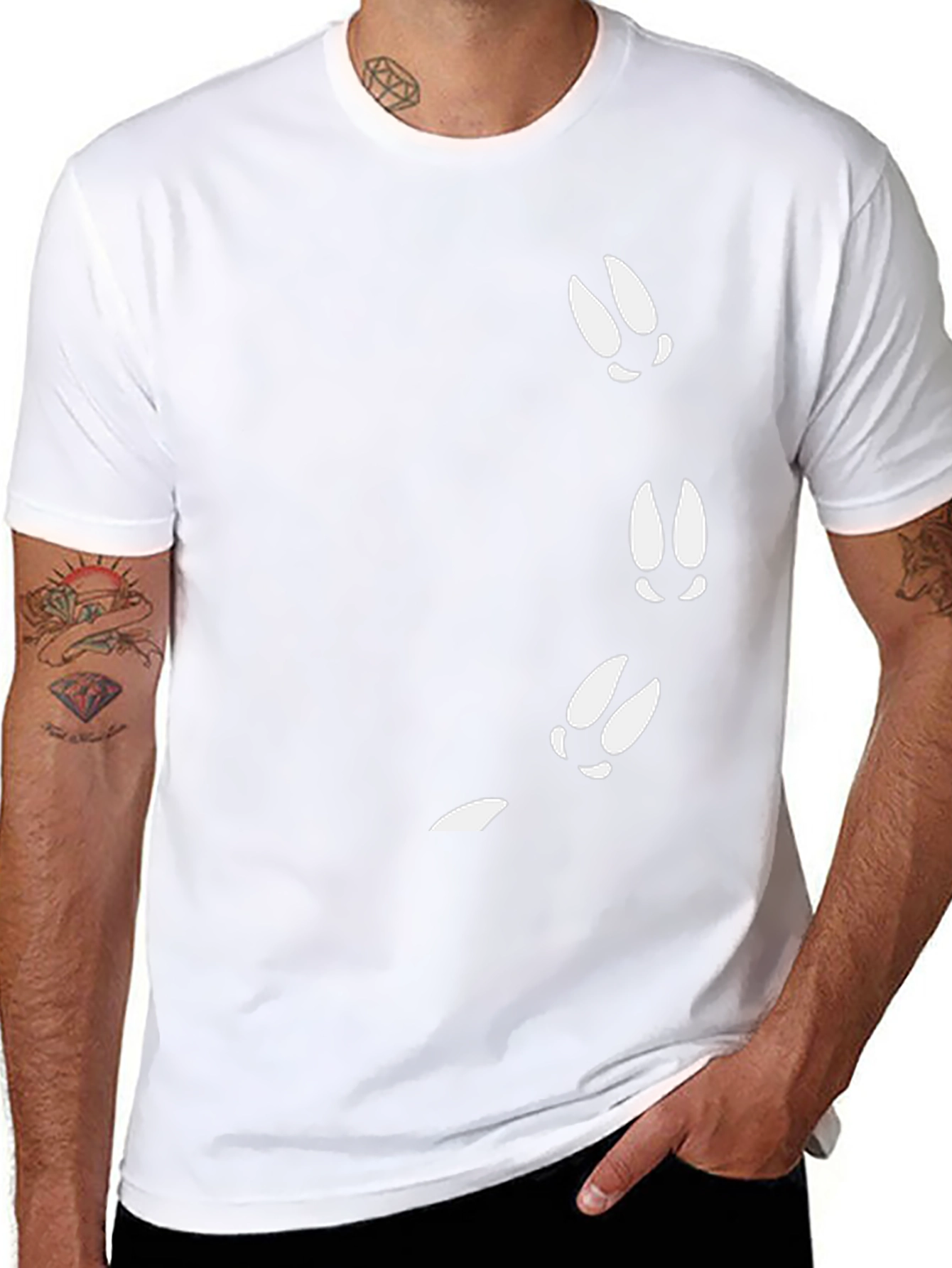 Black Deer Tracks T-Shirt